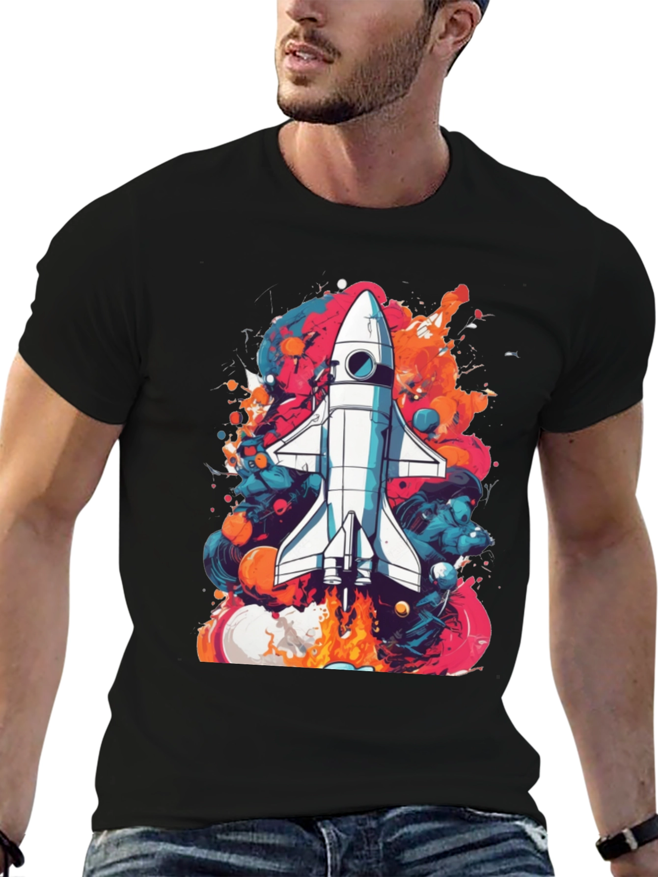 Rocket Launch Graphic Tee