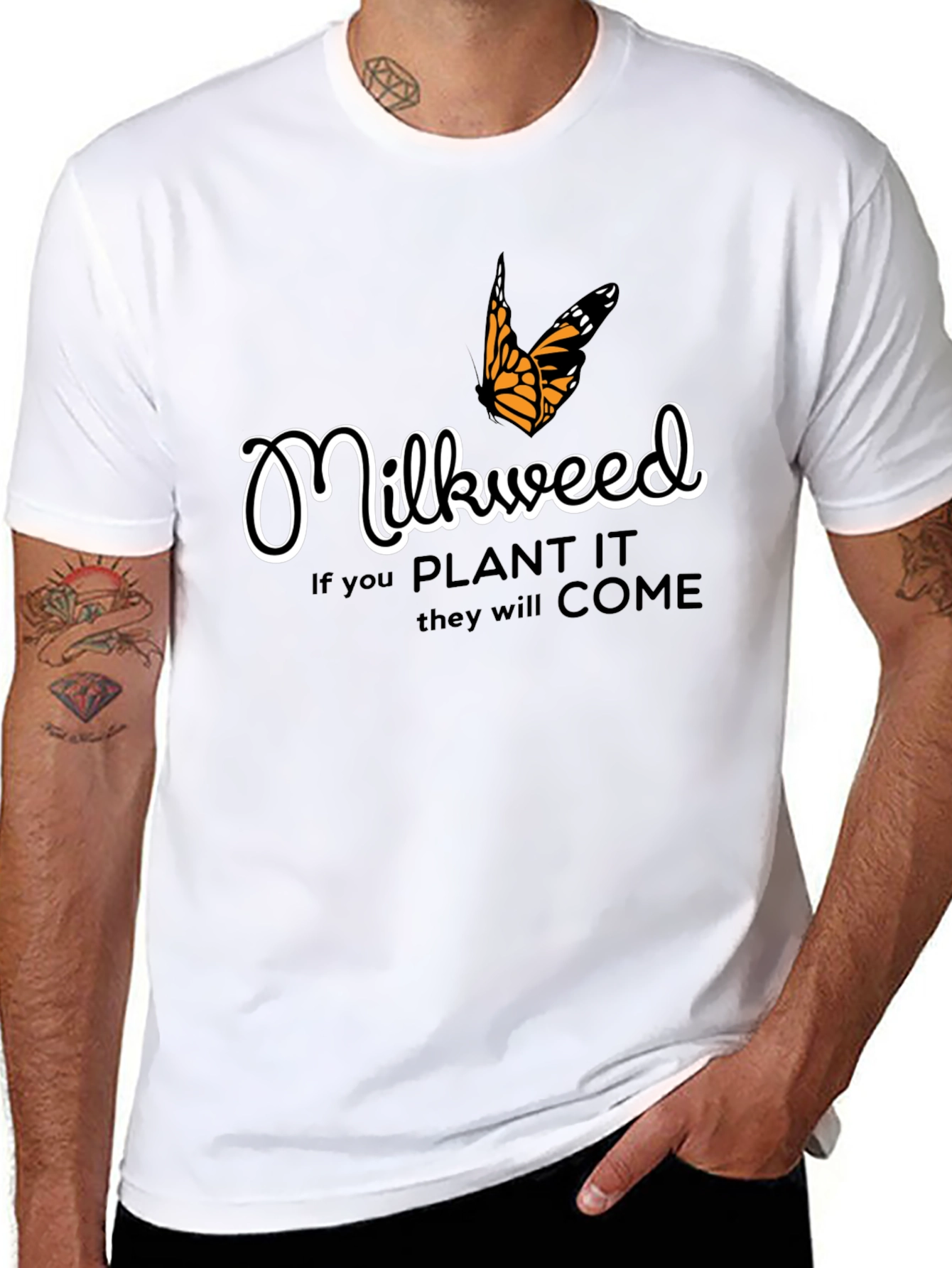 Milkweed T-Shirt - Plant It They Will Come!
