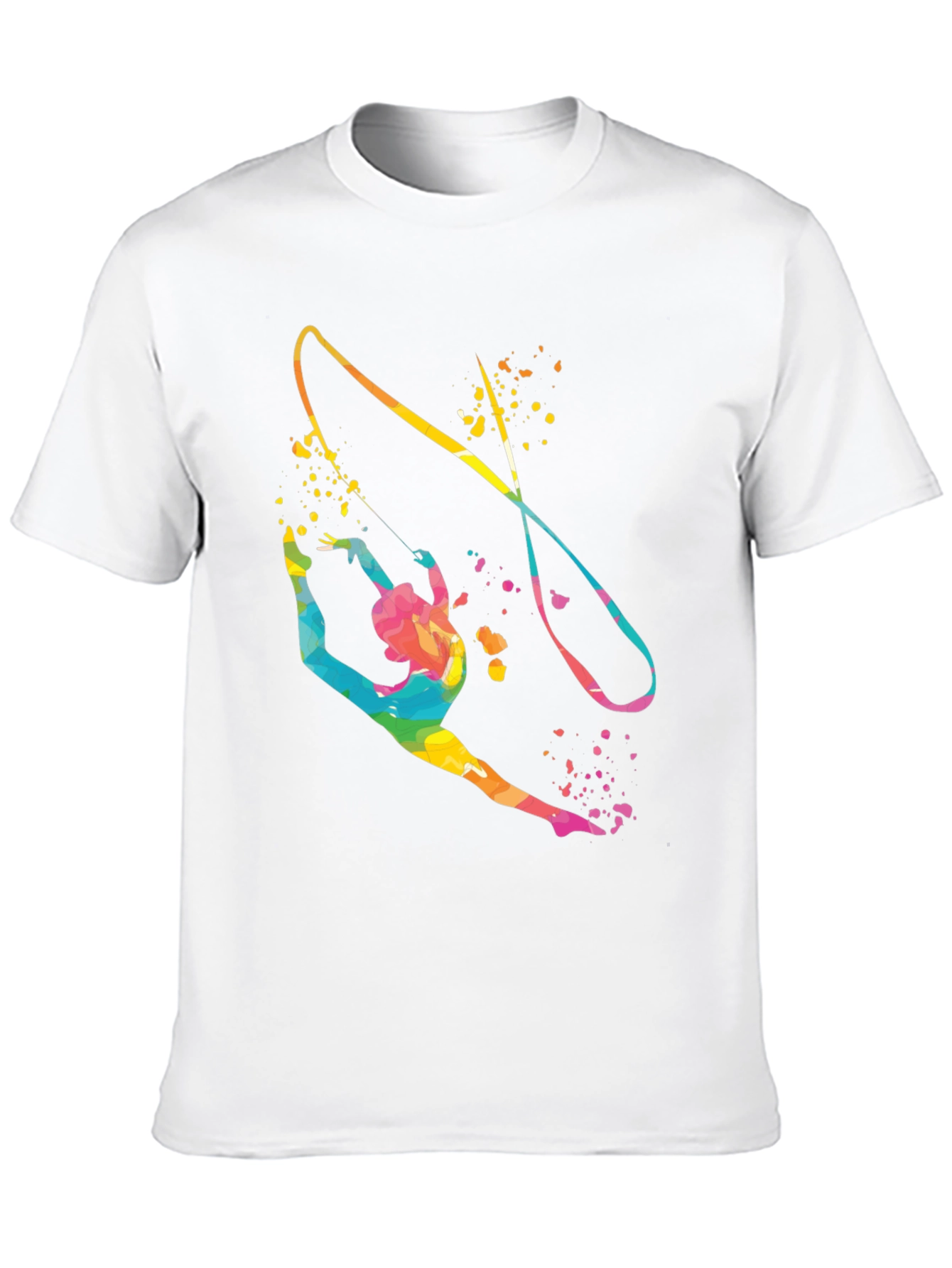 Gymnast Ribbon Black T-Shirt