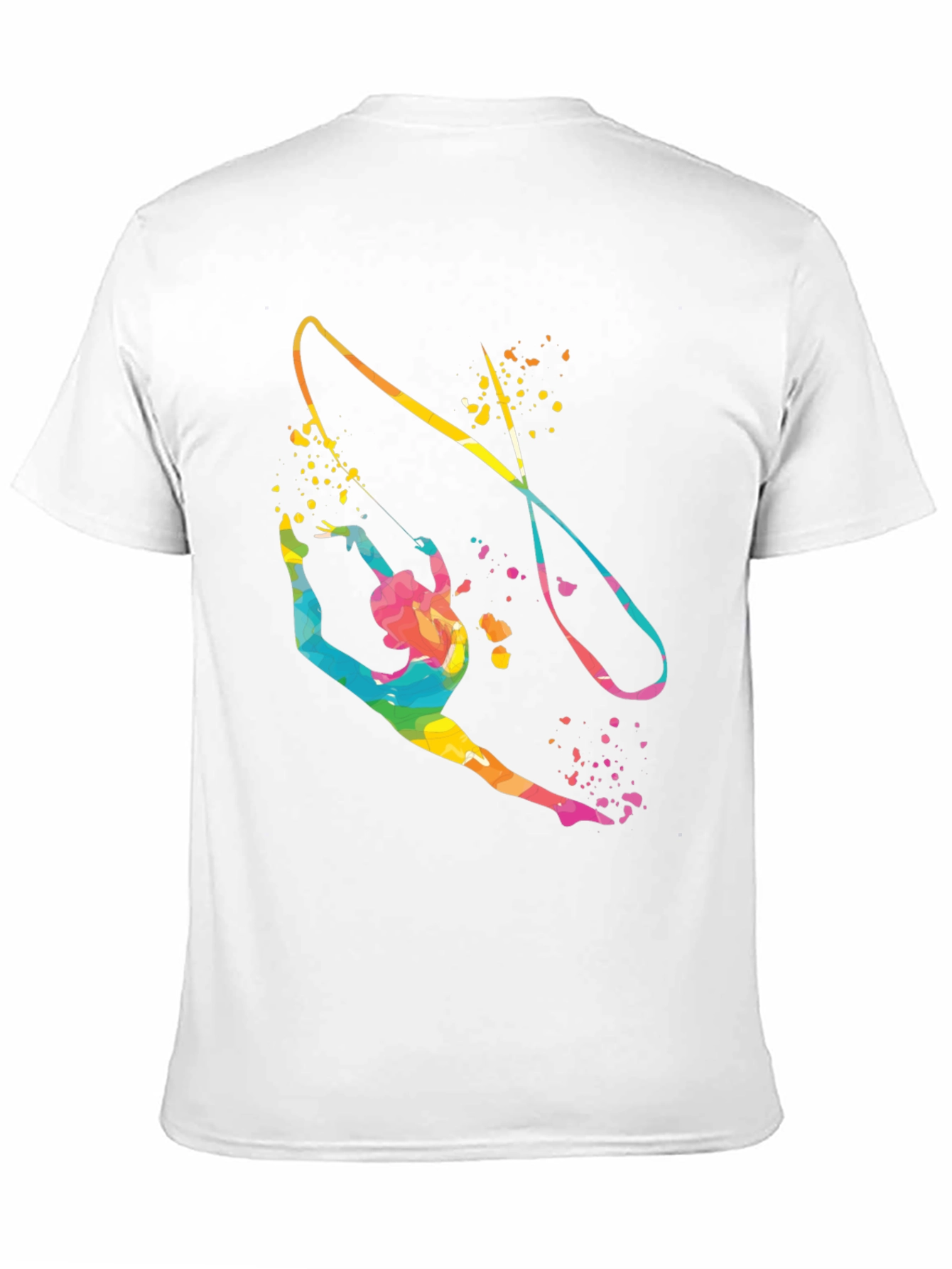 Gymnast Ribbon Black T-Shirt