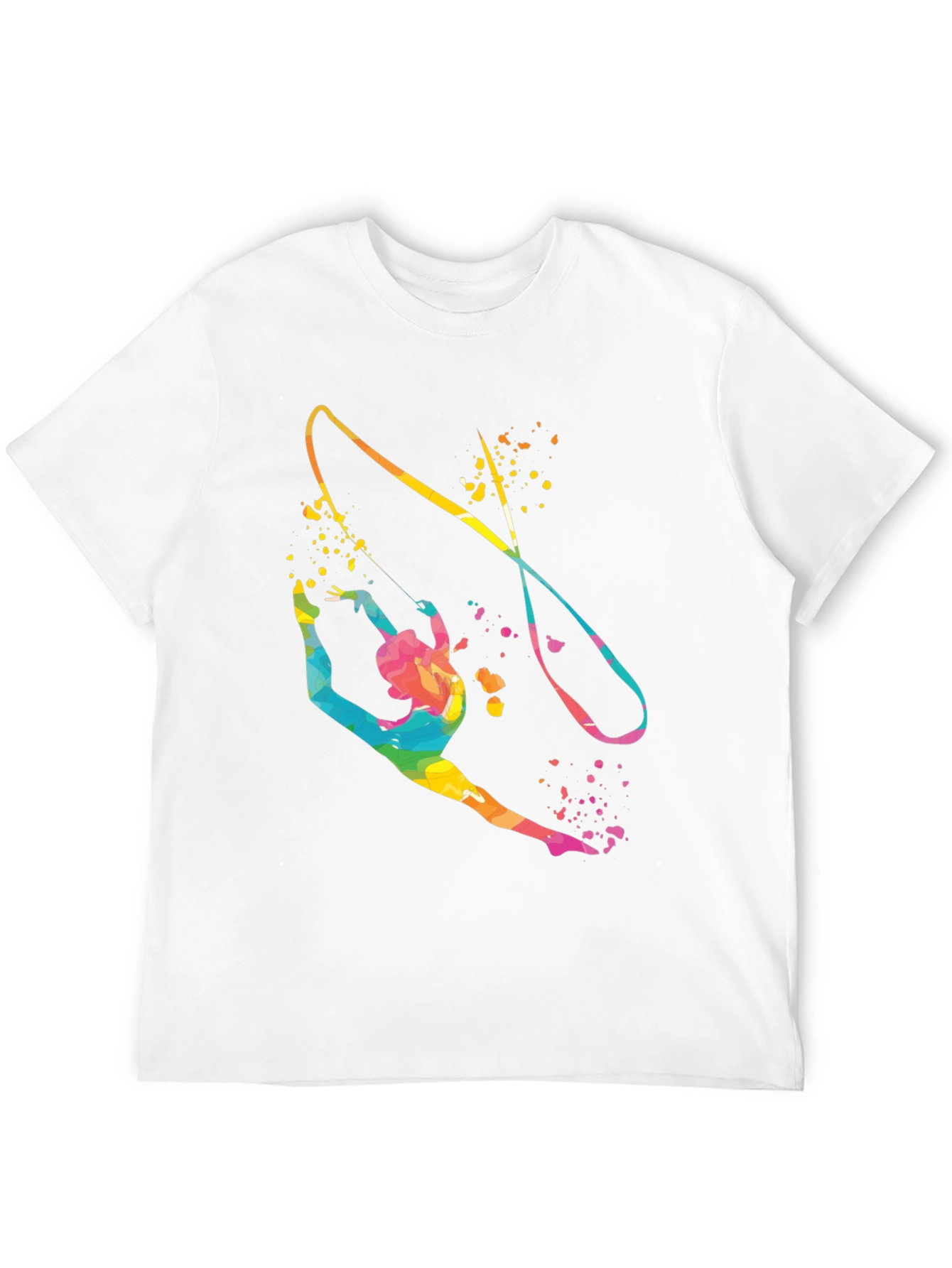 Gymnast Ribbon Black T-Shirt