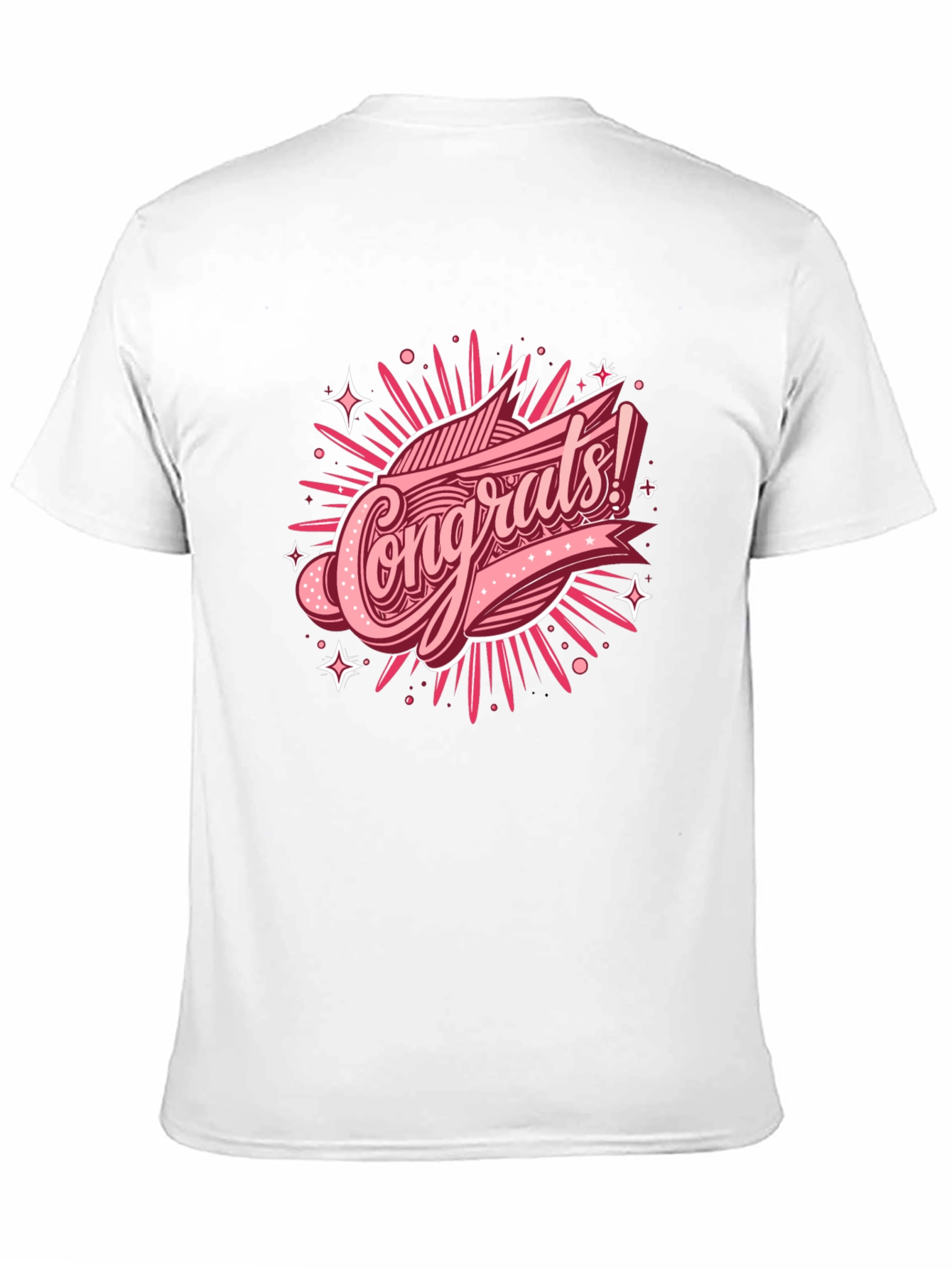 Congrats Graphic T-Shirt - Black