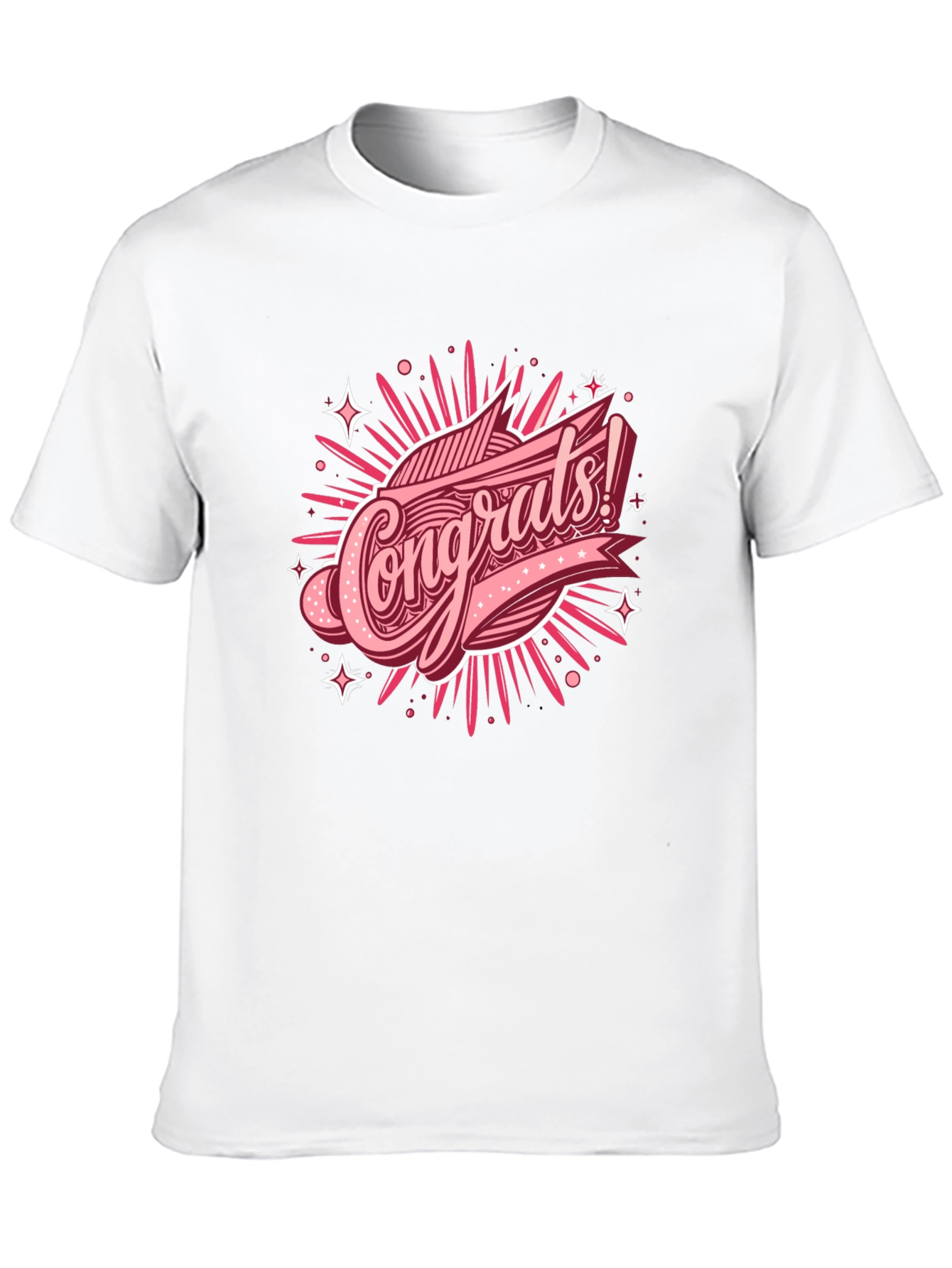 Congrats Graphic T-Shirt - Black