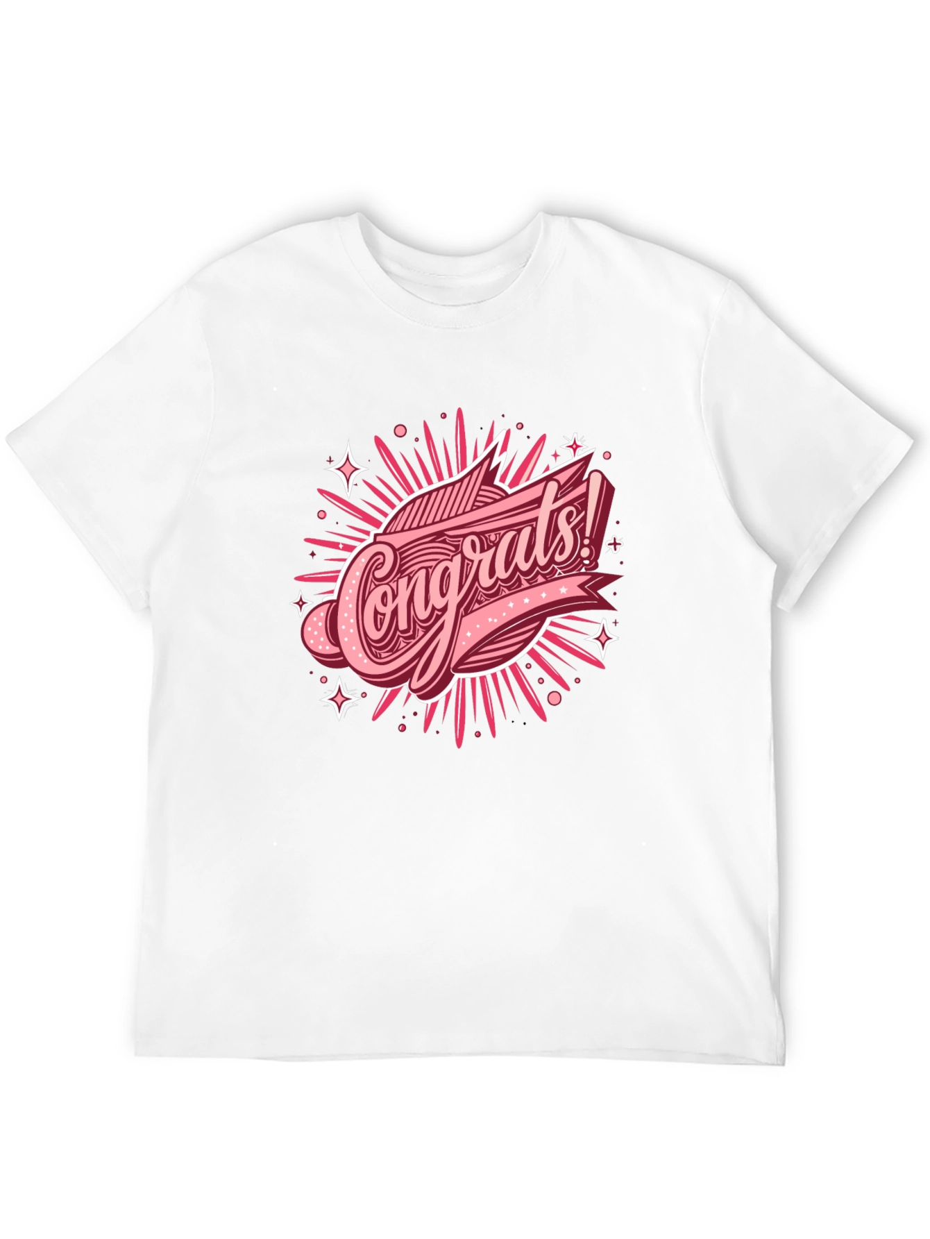 Congrats Graphic T-Shirt - Black