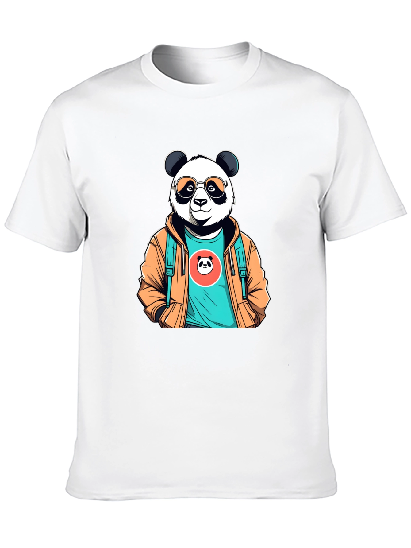 Cool Panda Graphic Tee - Stylish Black T-Shirt