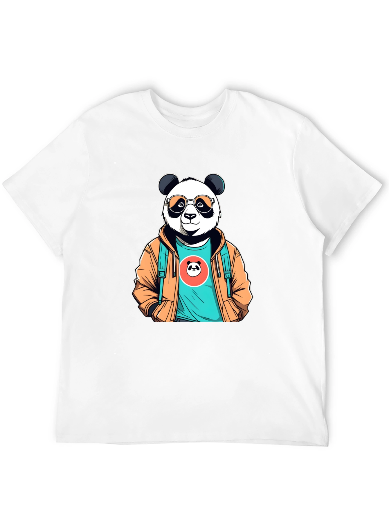 Cool Panda Graphic Tee - Stylish Black T-Shirt