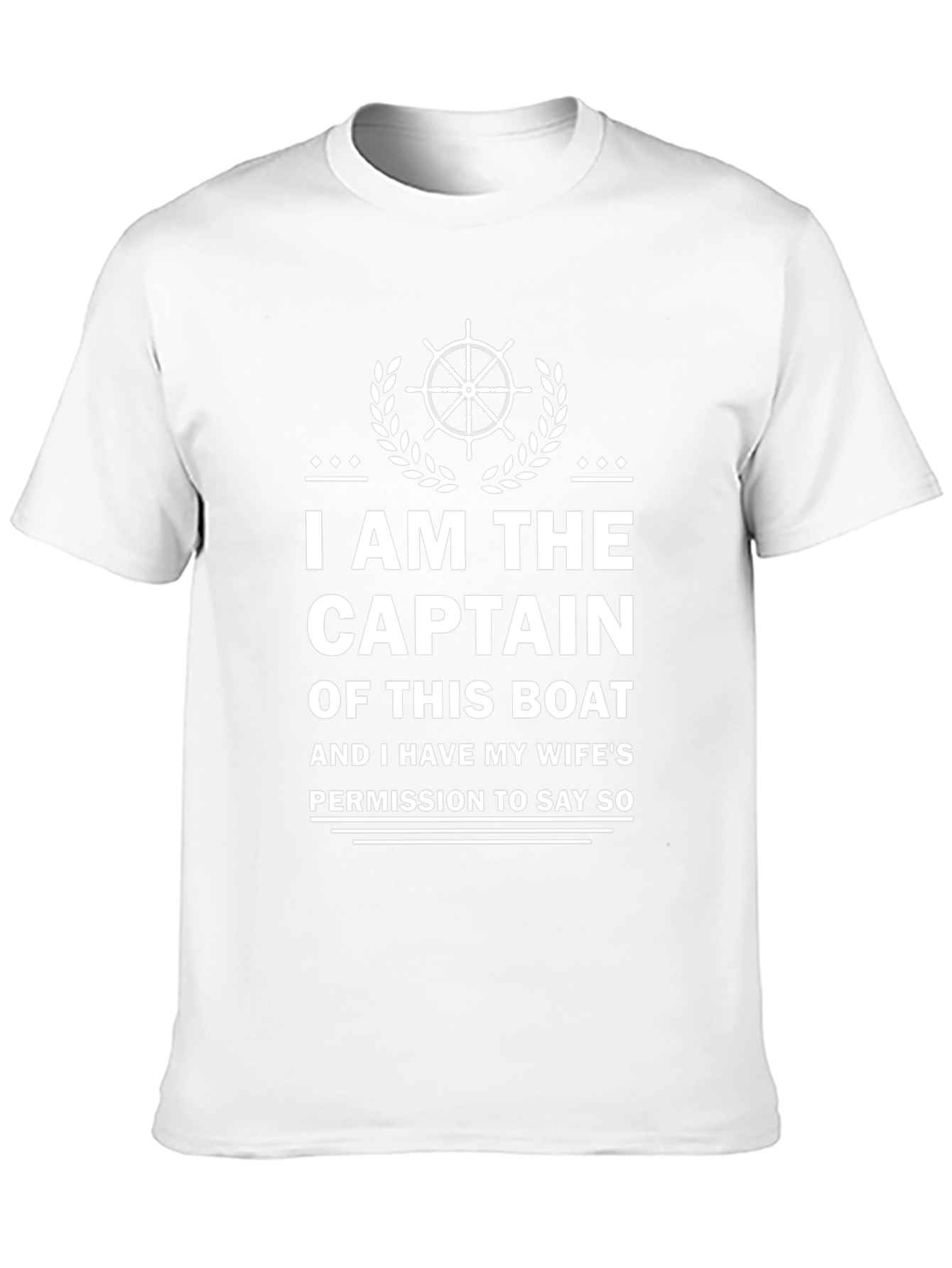 Captain of This Boat Funny Graphic Tee