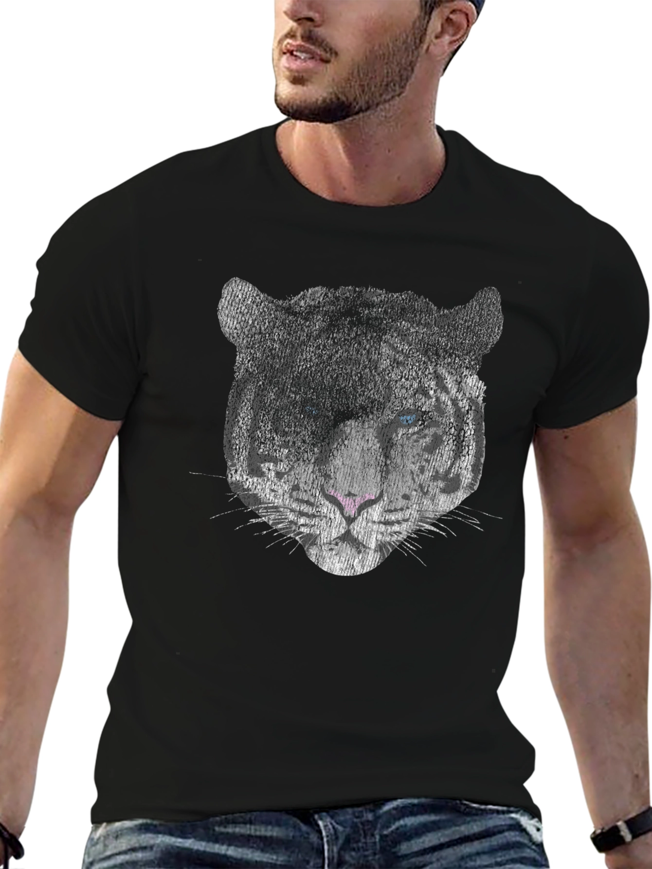 Black Tiger Graphic Tee