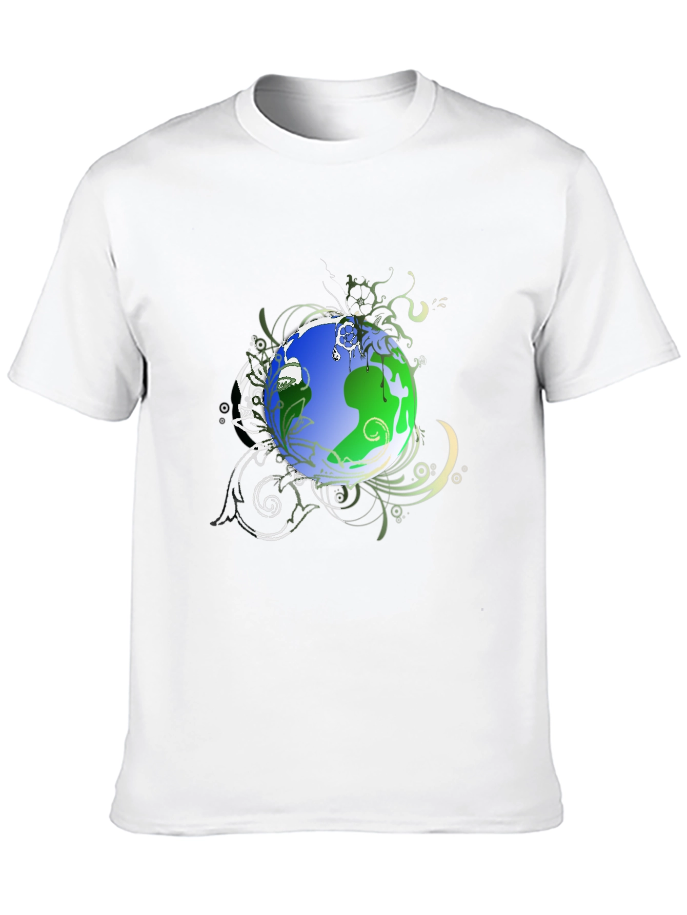 Earth Graphic Black T-Shirt