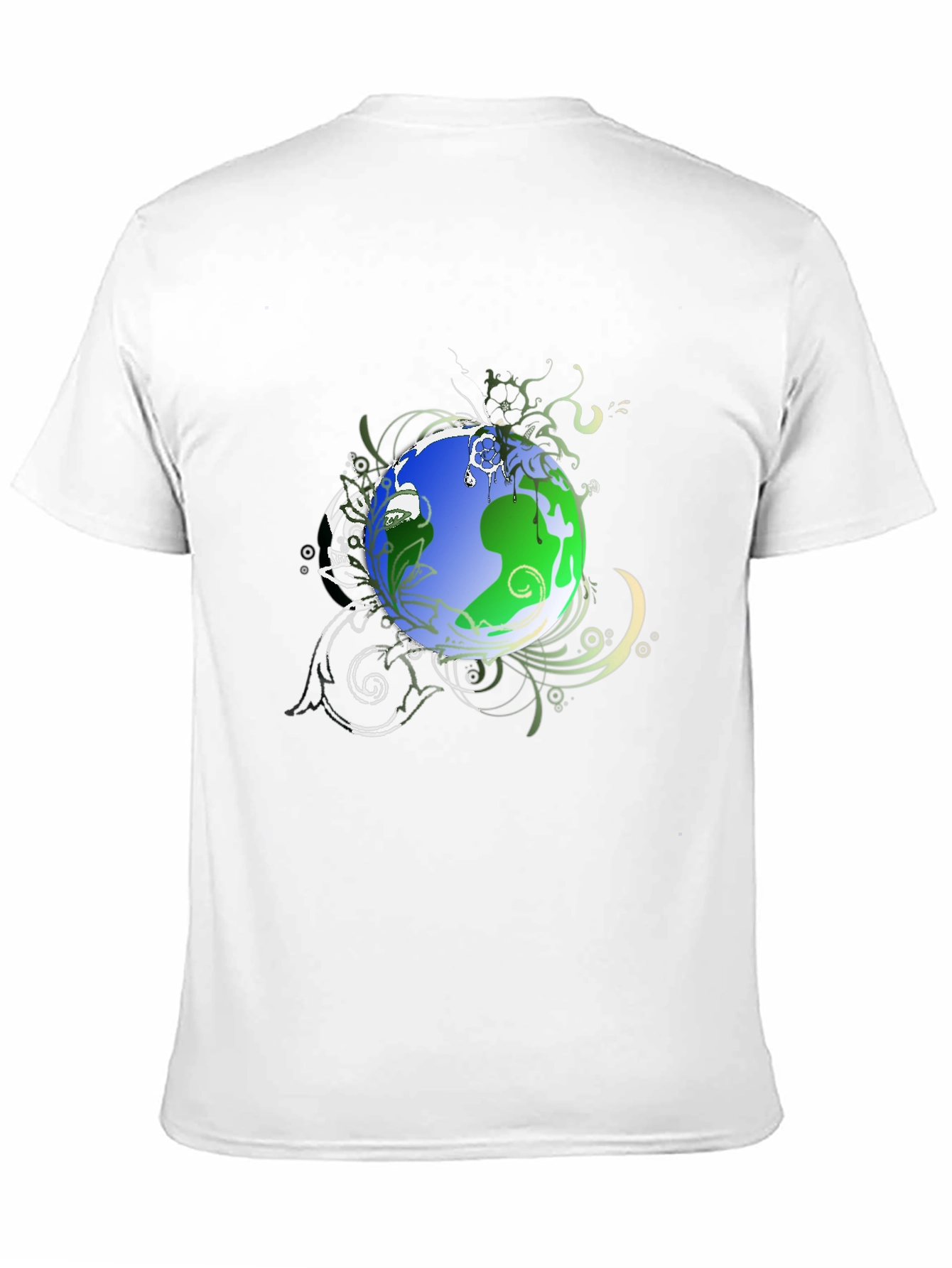 Earth Graphic Black T-Shirt
