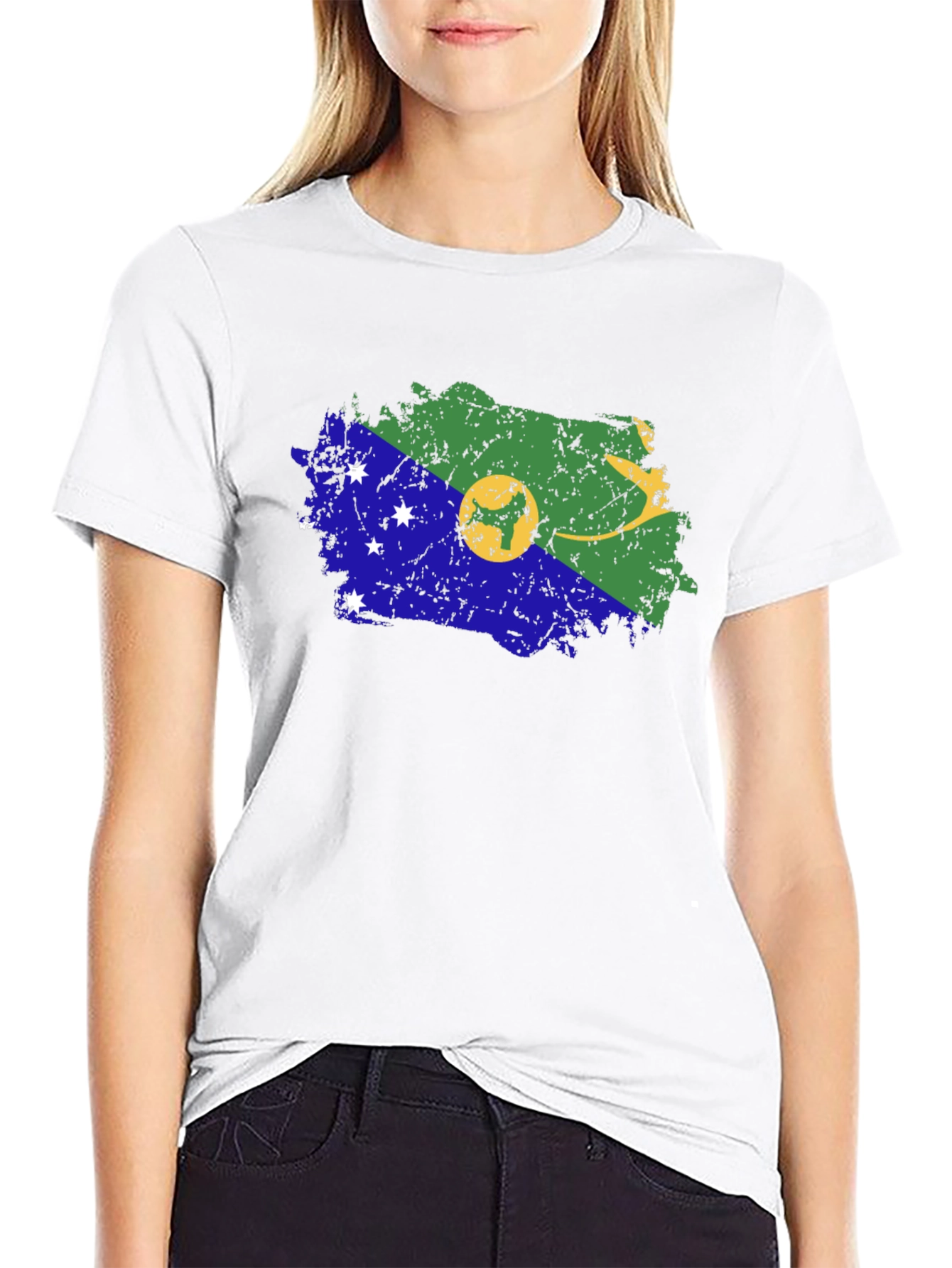 Christmas Island Flag Graphic T-Shirt