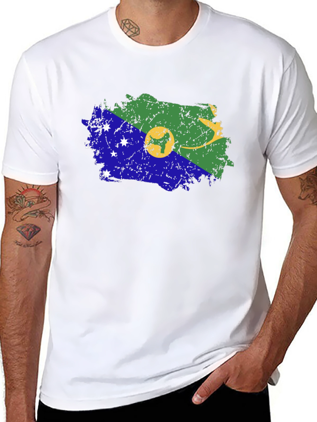 Christmas Island Flag Graphic T-Shirt