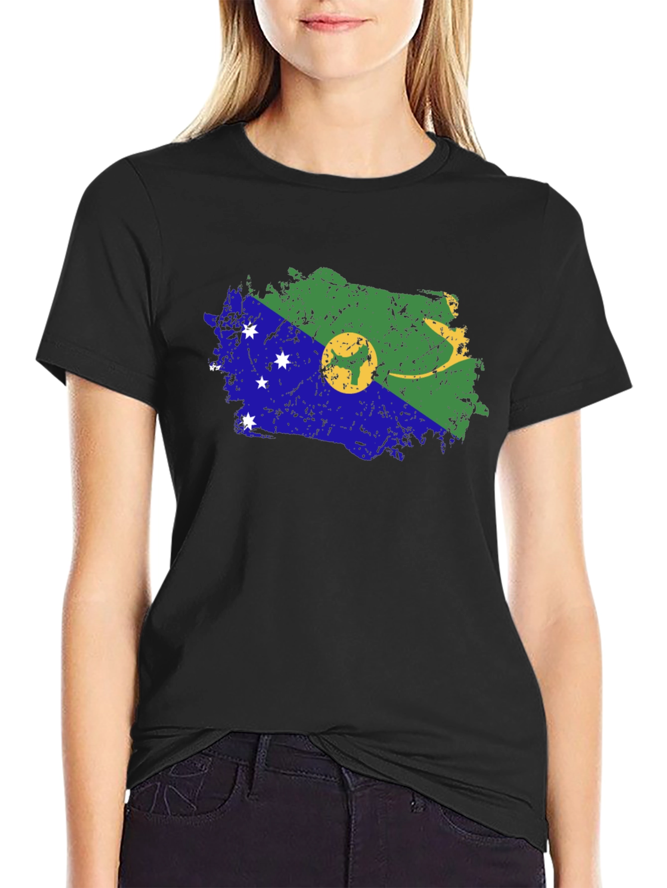Christmas Island Flag Graphic T-Shirt