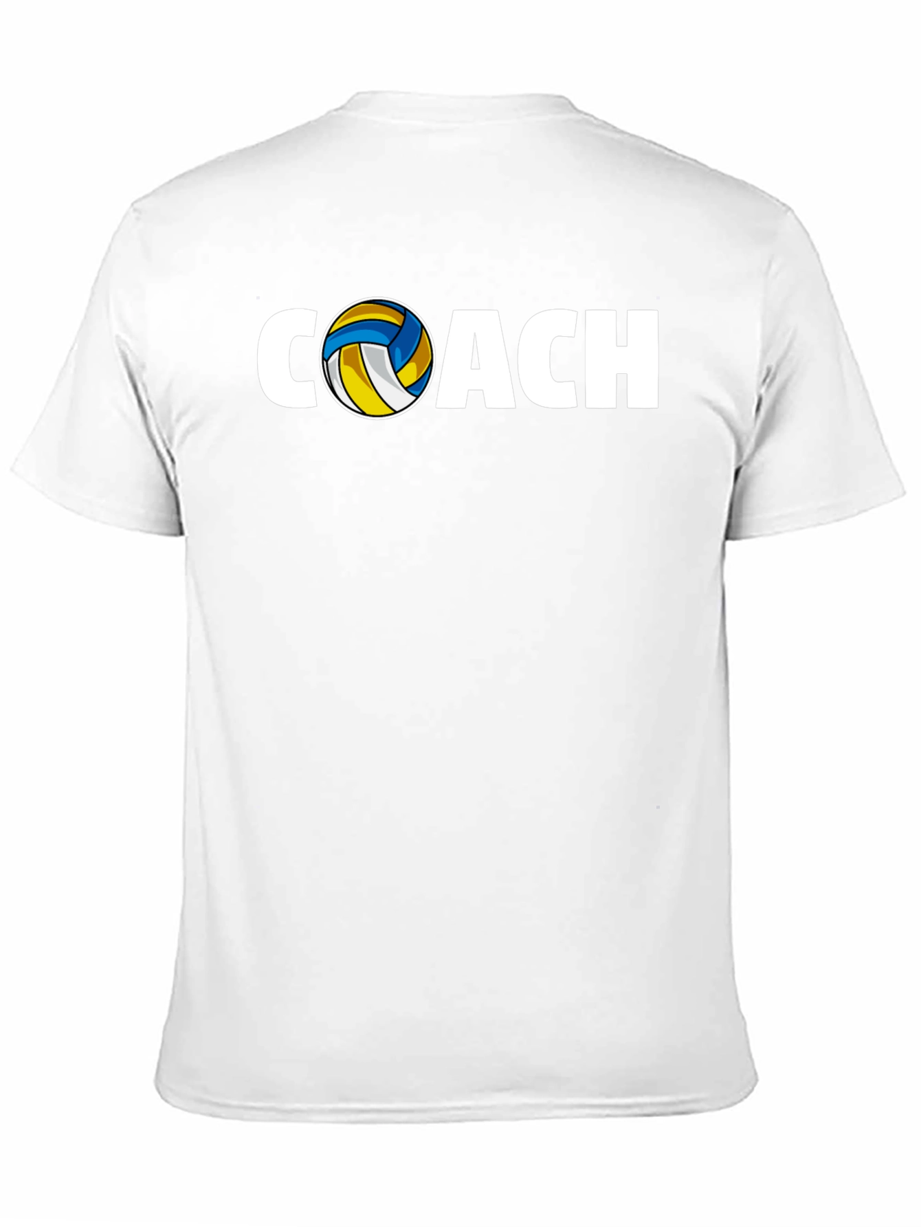 Volleyball Coach Graphic T-Shirt - Black