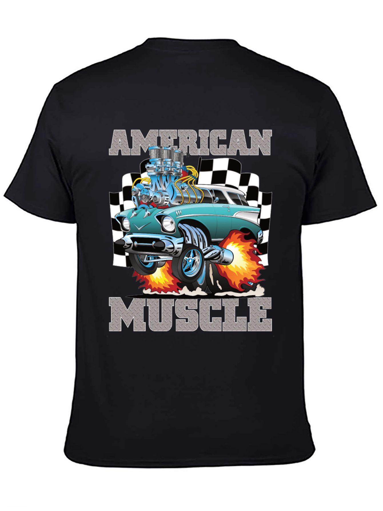 American Muscle Car Graphic T-Shirt