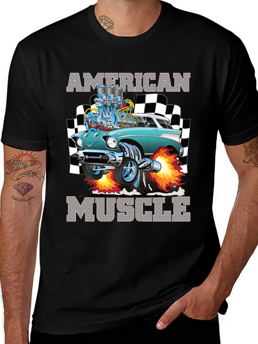 American Muscle Car Graphic T-Shirt