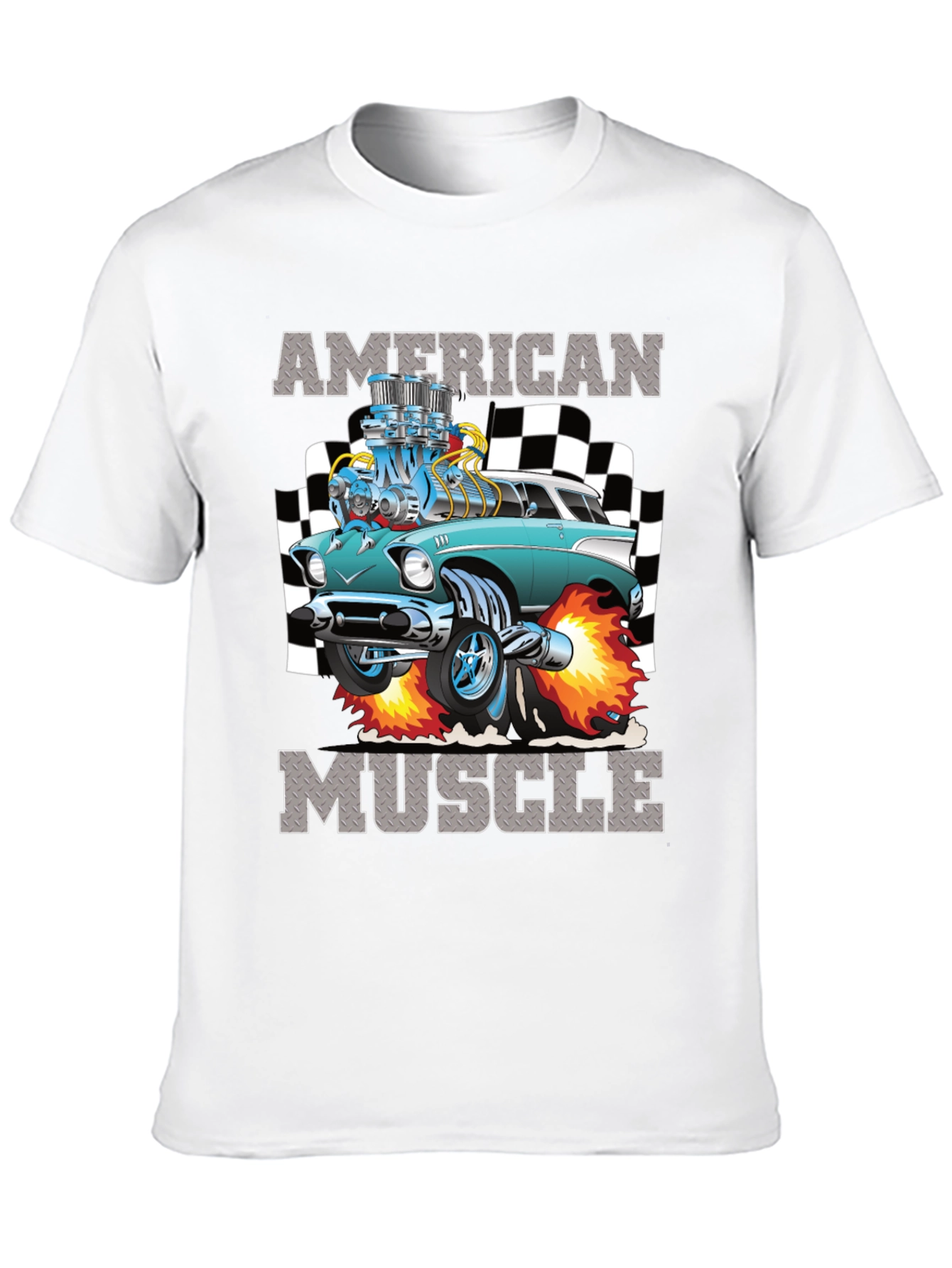 American Muscle Car Graphic T-Shirt