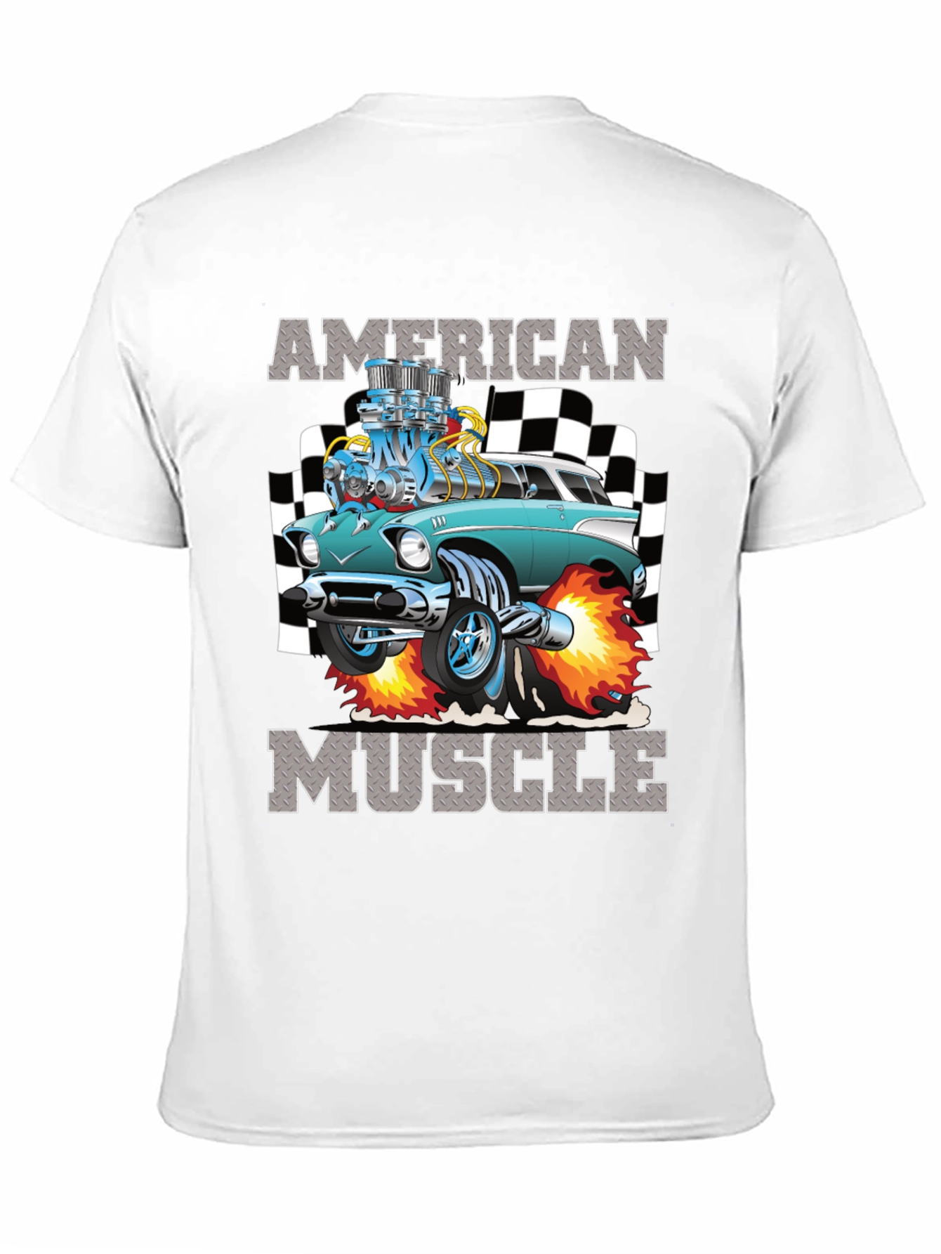American Muscle Car Graphic T-Shirt