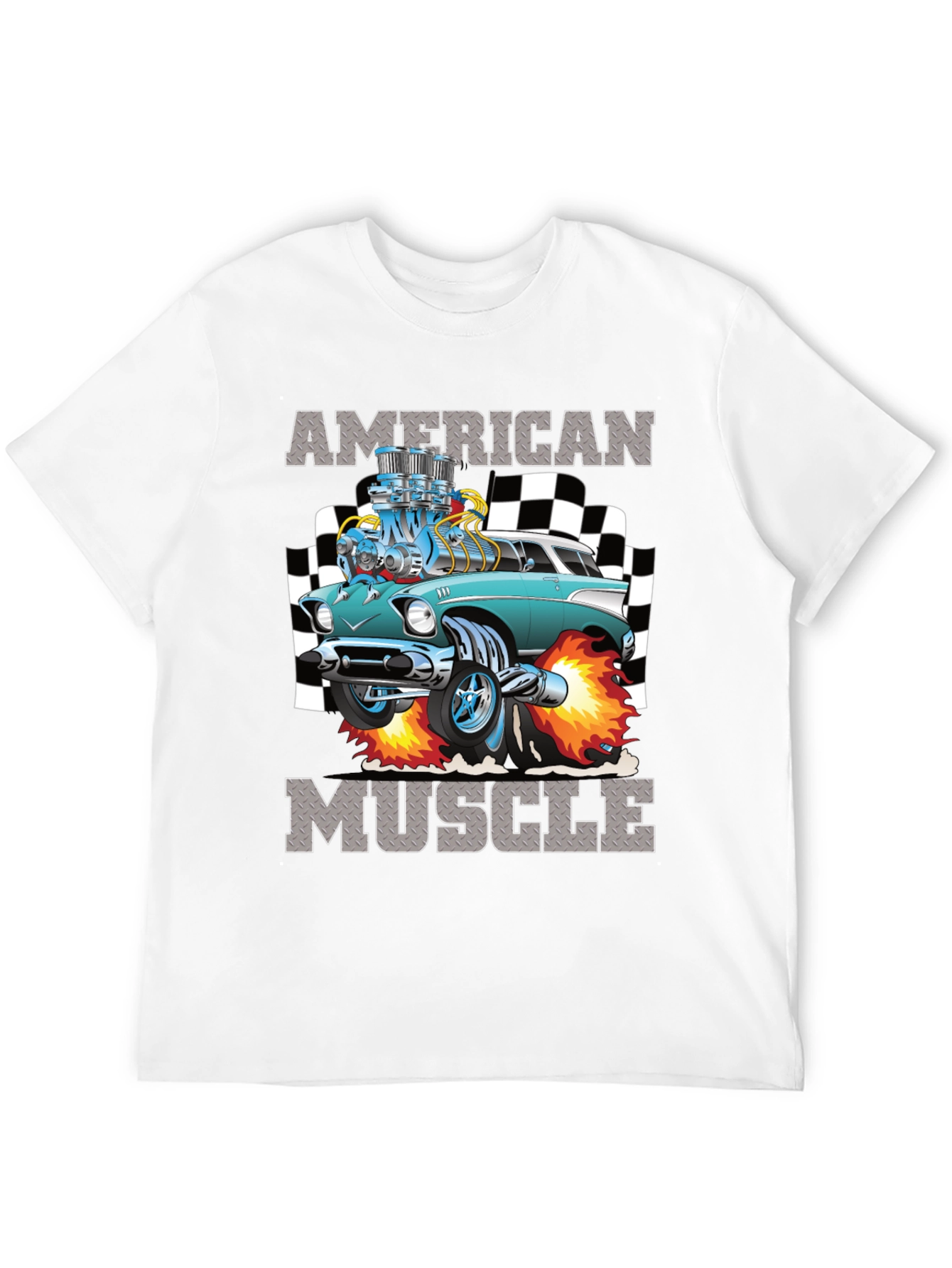 American Muscle Car Graphic T-Shirt