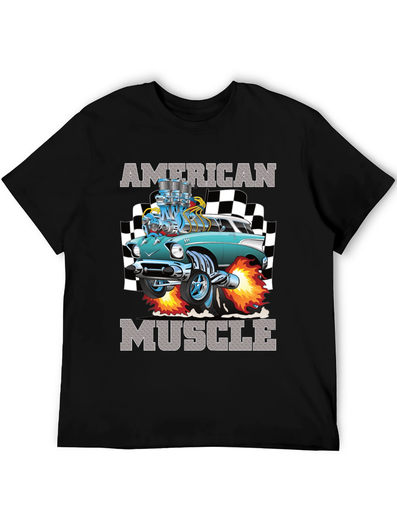 American Muscle Car Graphic T-Shirt