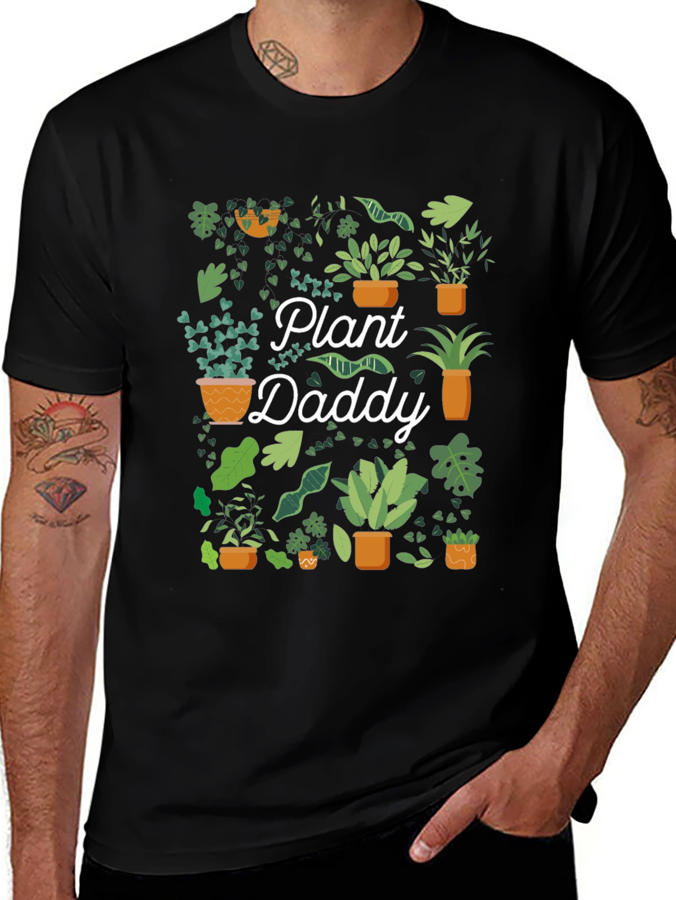 Plant Daddy Graphic Tee - Houseplant Lover T-Shirt