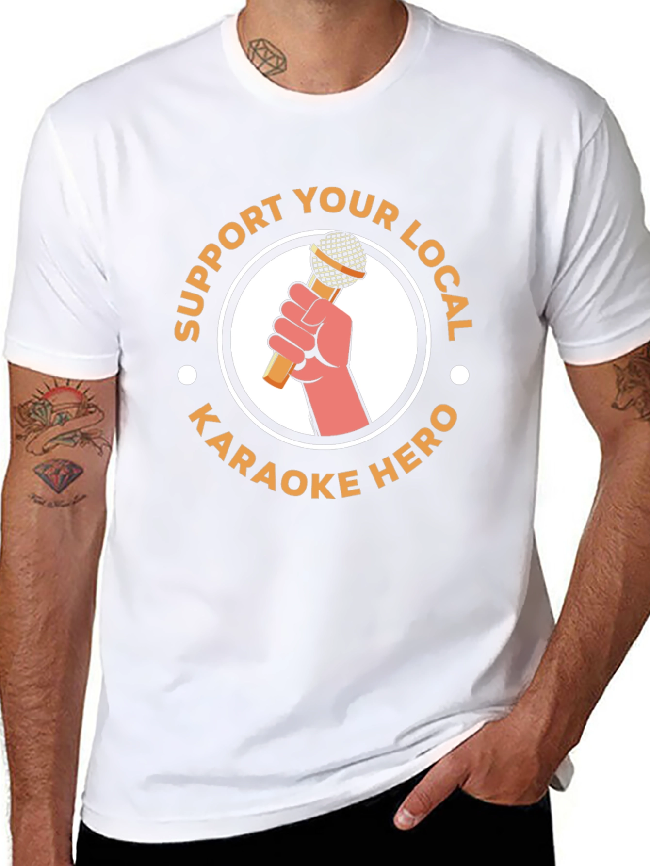 Support Your Local Karaoke Hero T-Shirt