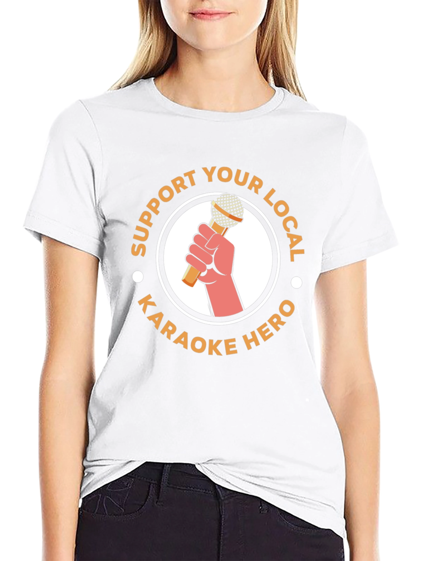 Support Your Local Karaoke Hero T-Shirt