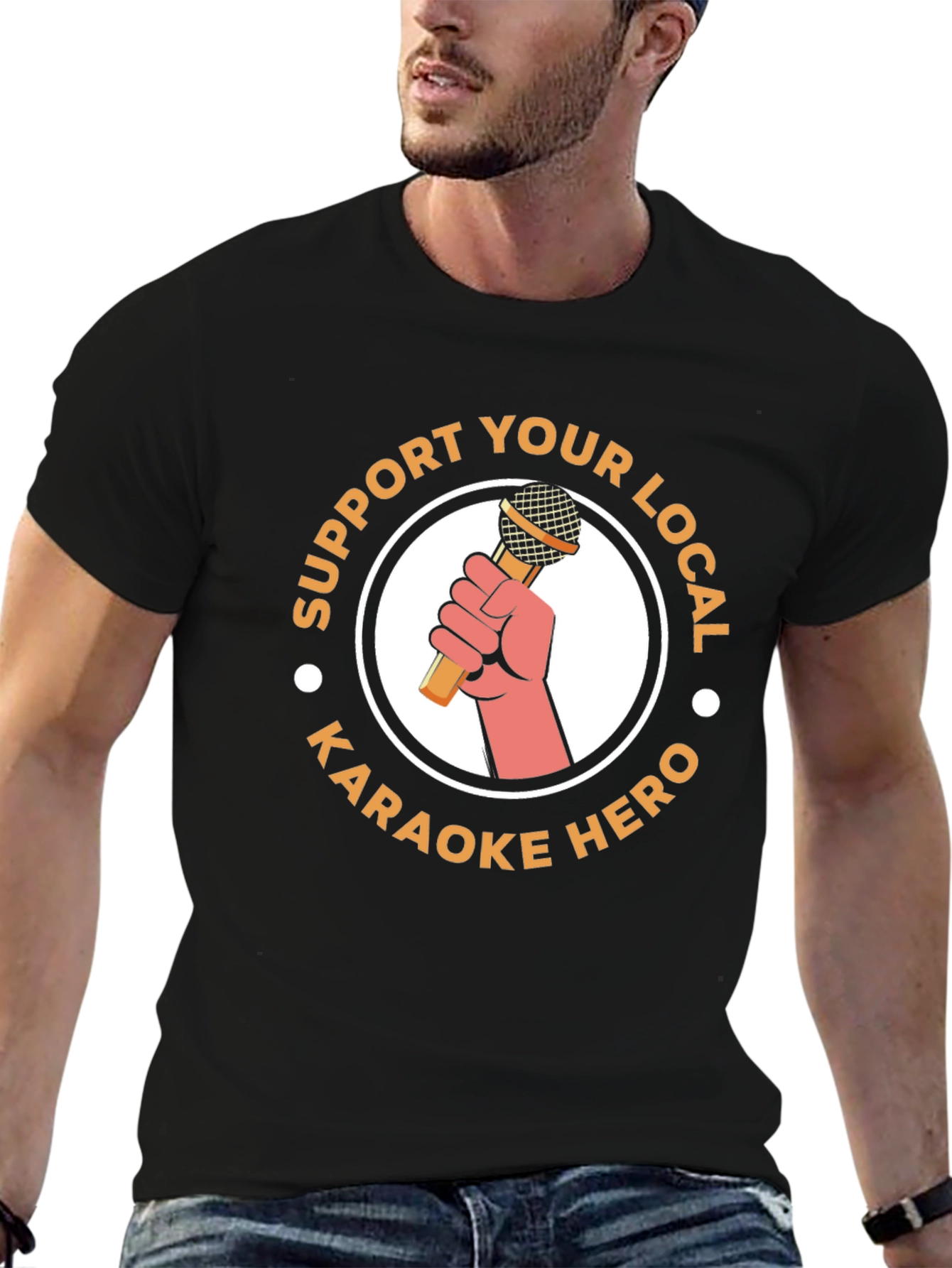 Support Your Local Karaoke Hero T-Shirt