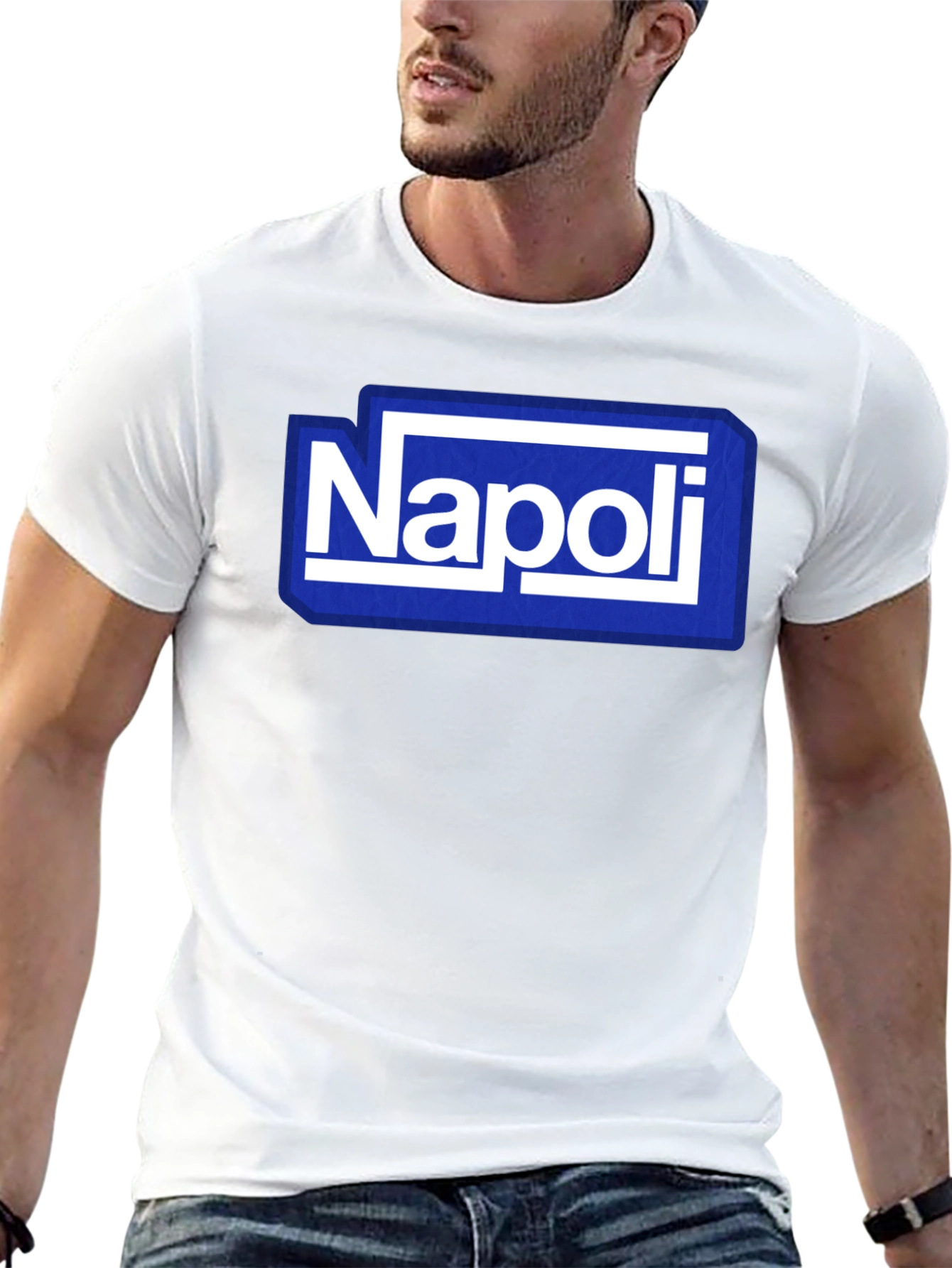 Napoli Graphic Tee - Stylish Mens Black T-Shirt