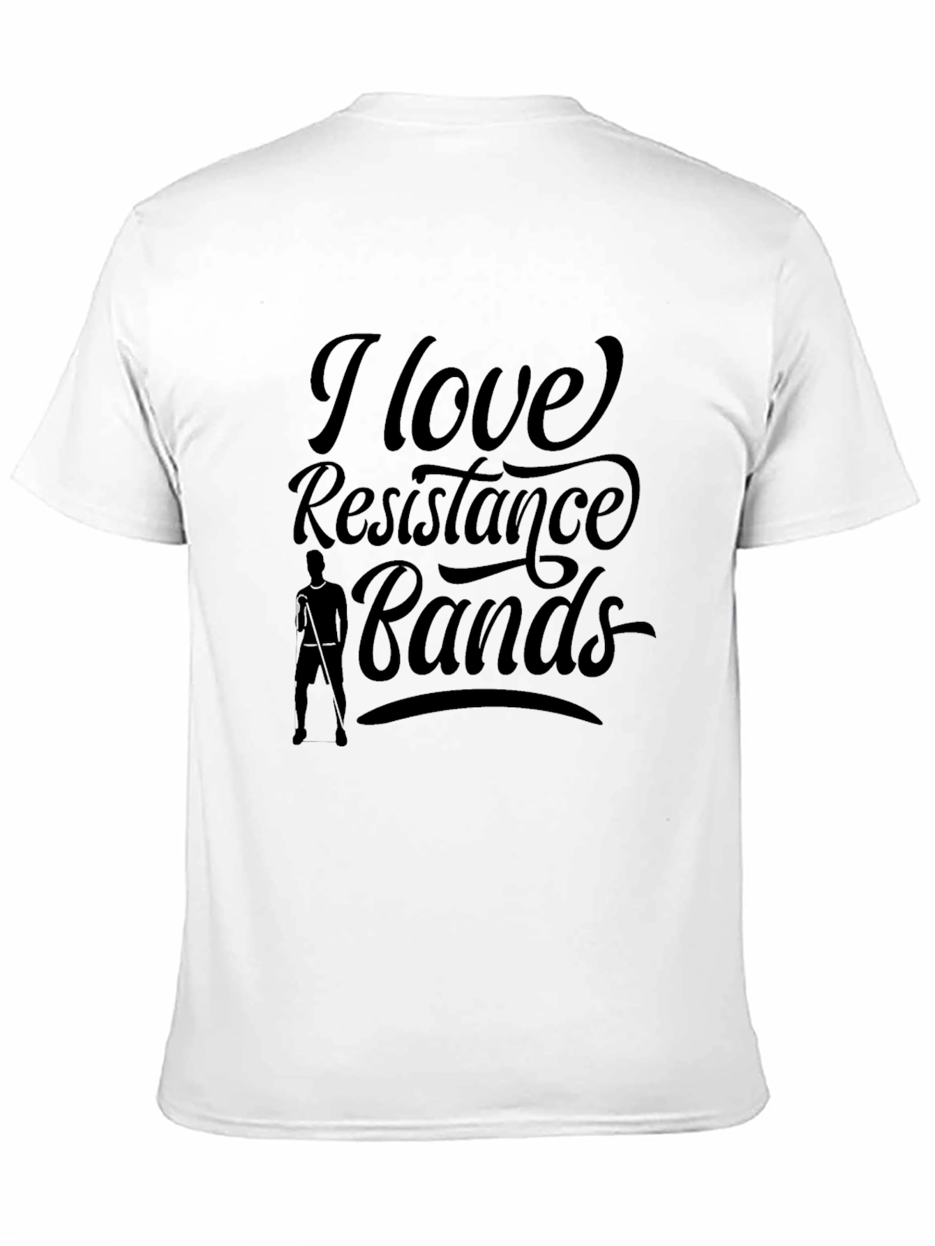 I Love Resistance Bands T-Shirt - Black Unisex