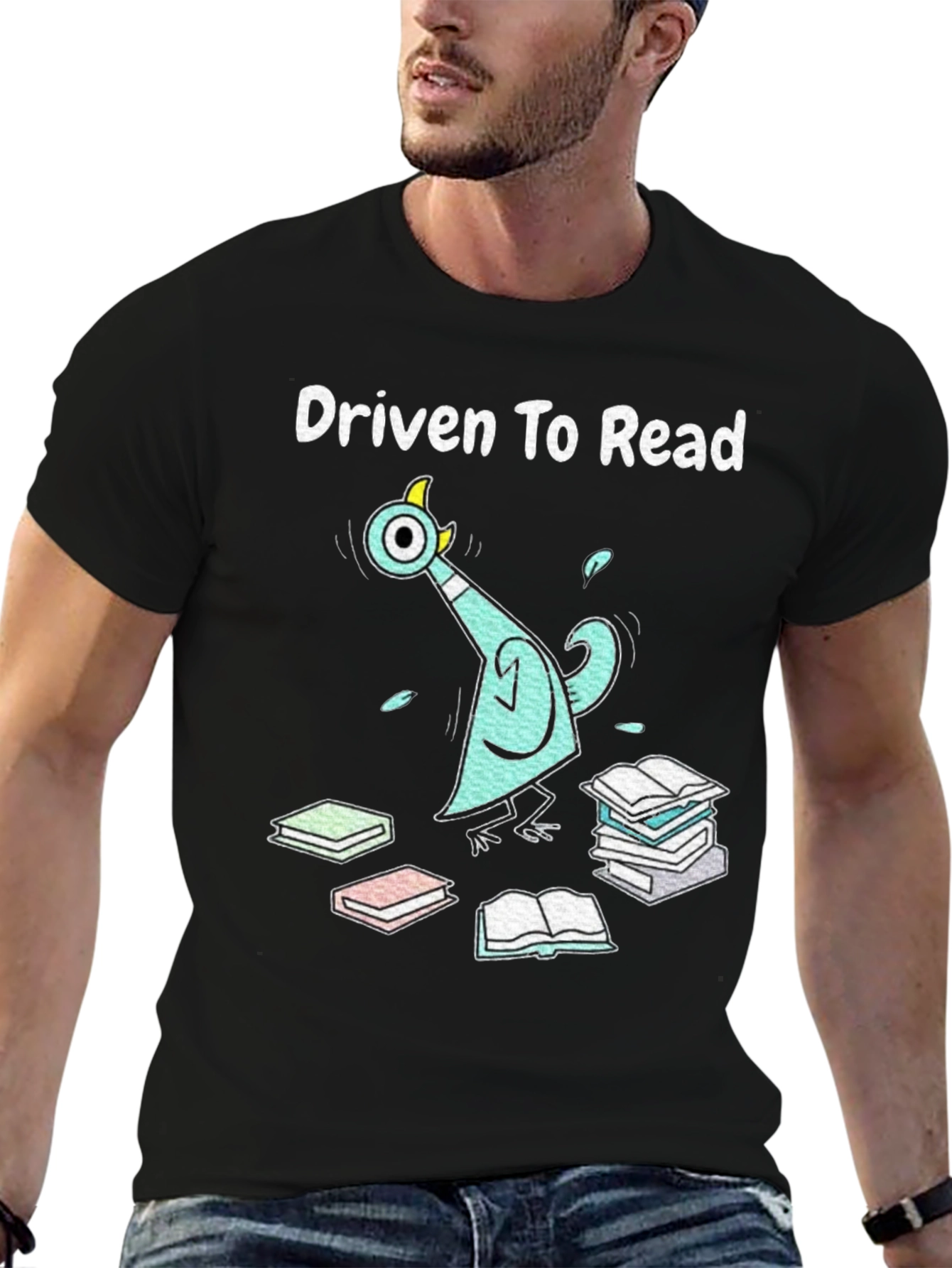 Driven to Read Pigeon Graphic Tee