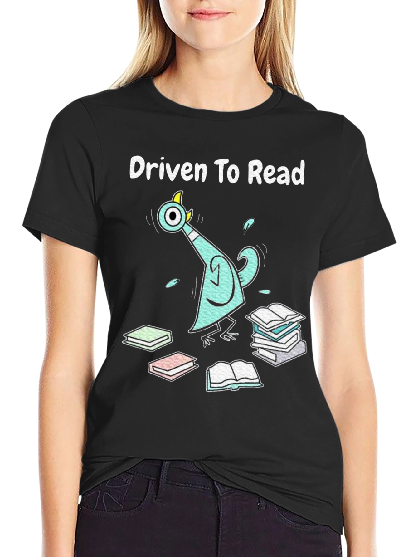Driven to Read Pigeon Graphic Tee