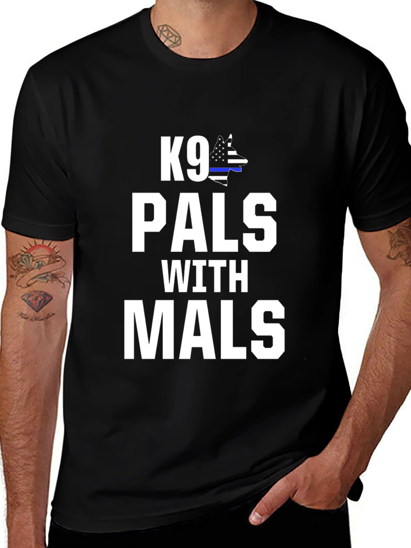 K9 Pals With Mals Graphic Tee