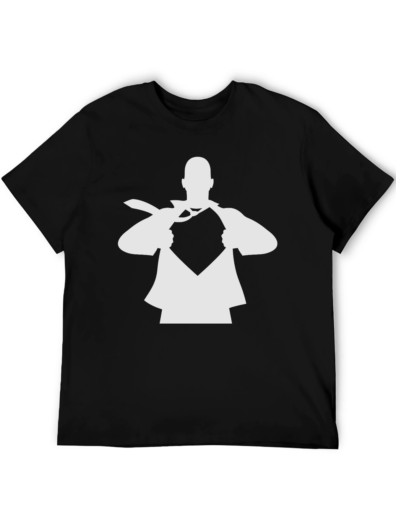 Superhero Reveal T-Shirt - Black