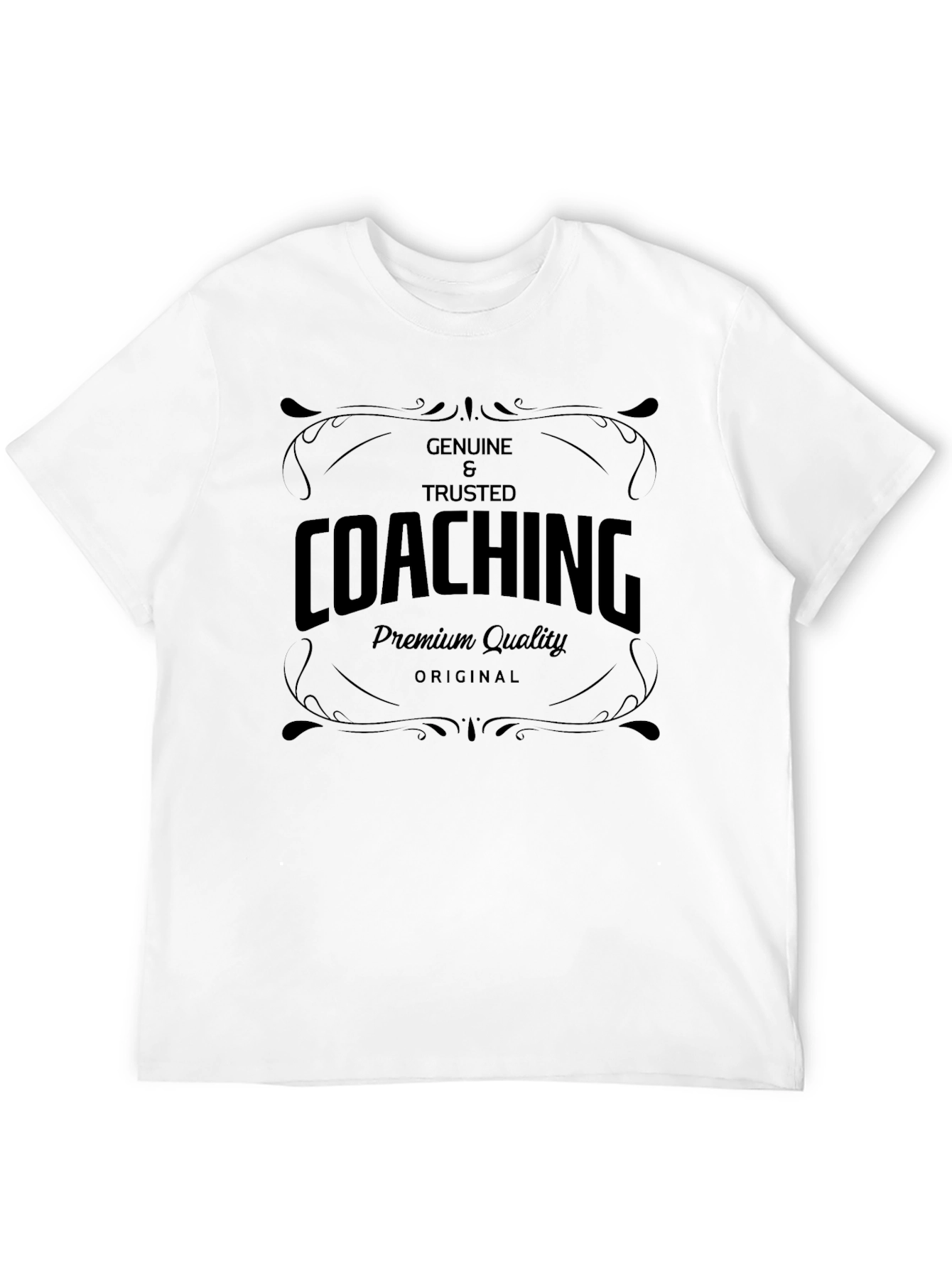Genuine Coaching Black T-Shirt
