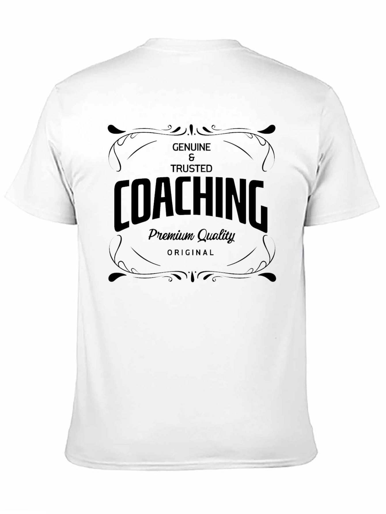 Genuine Coaching Black T-Shirt