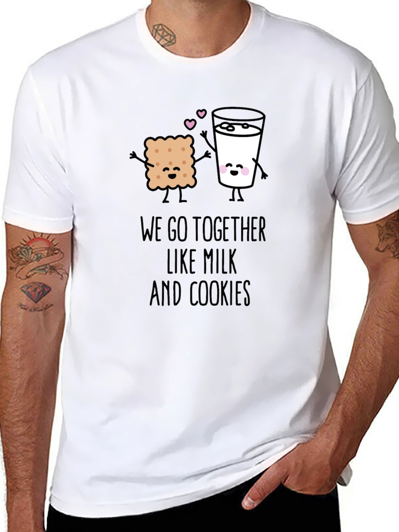 Milk and Cookies Graphic Tee