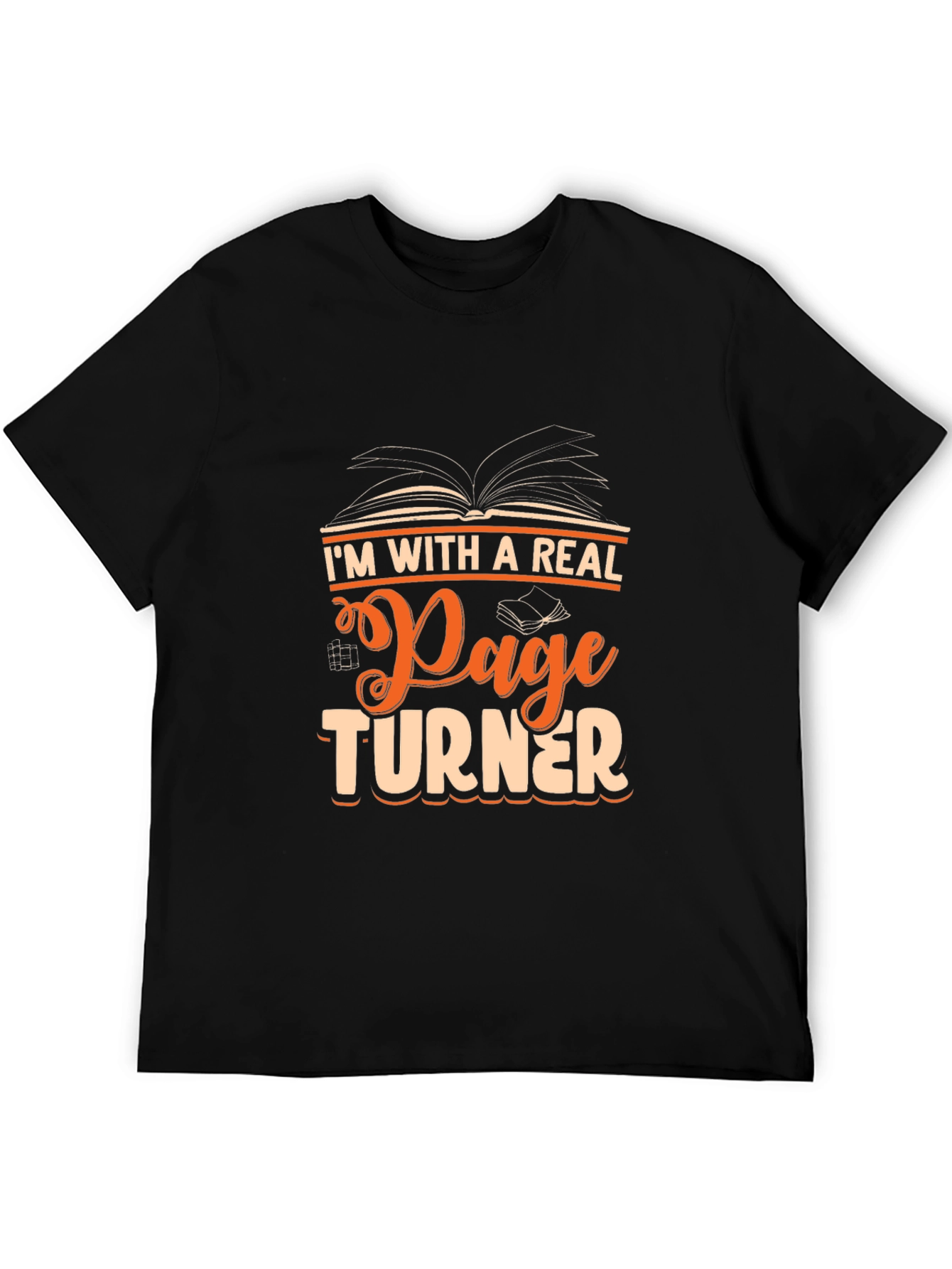 Im With A Real Page Turner Graphic T-Shirt