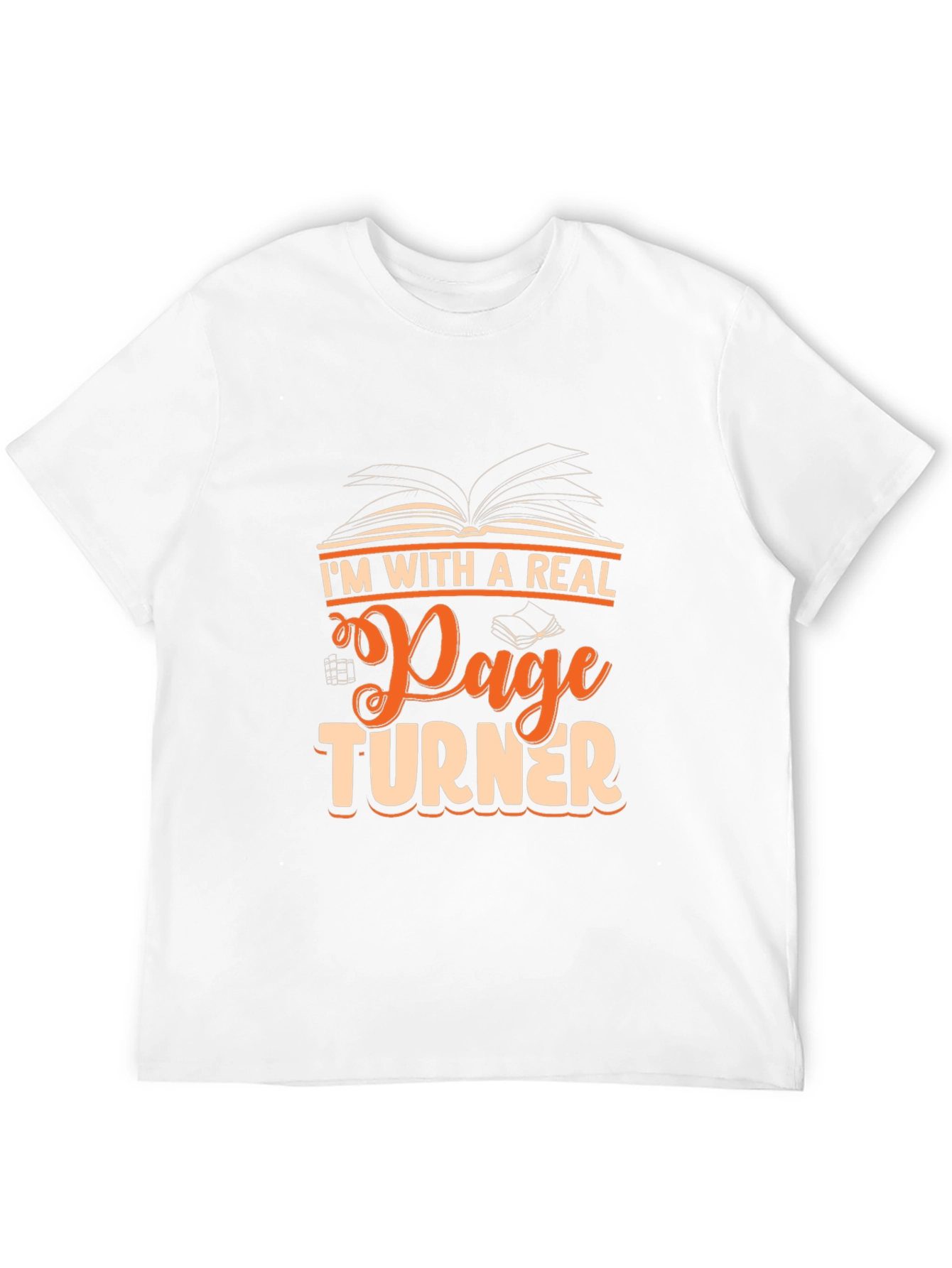 Im With A Real Page Turner Graphic T-Shirt