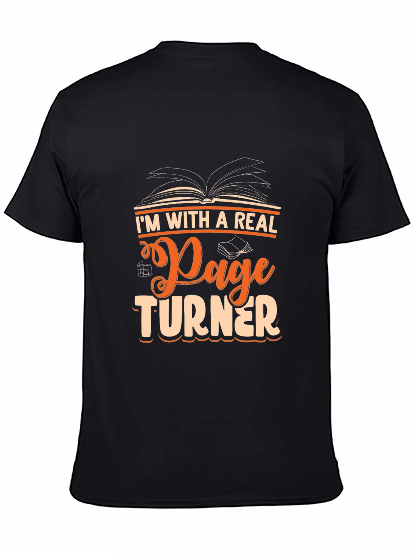 Im With A Real Page Turner Graphic T-Shirt