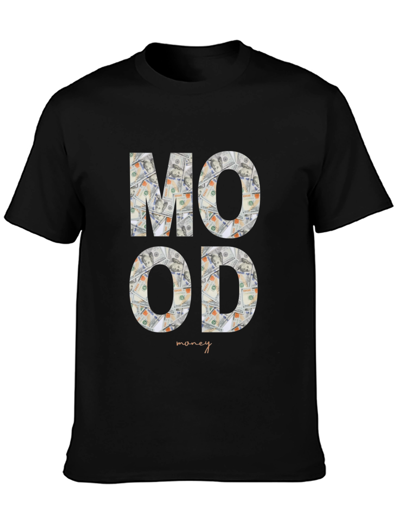 Money Mood Graphic Tee - Black
