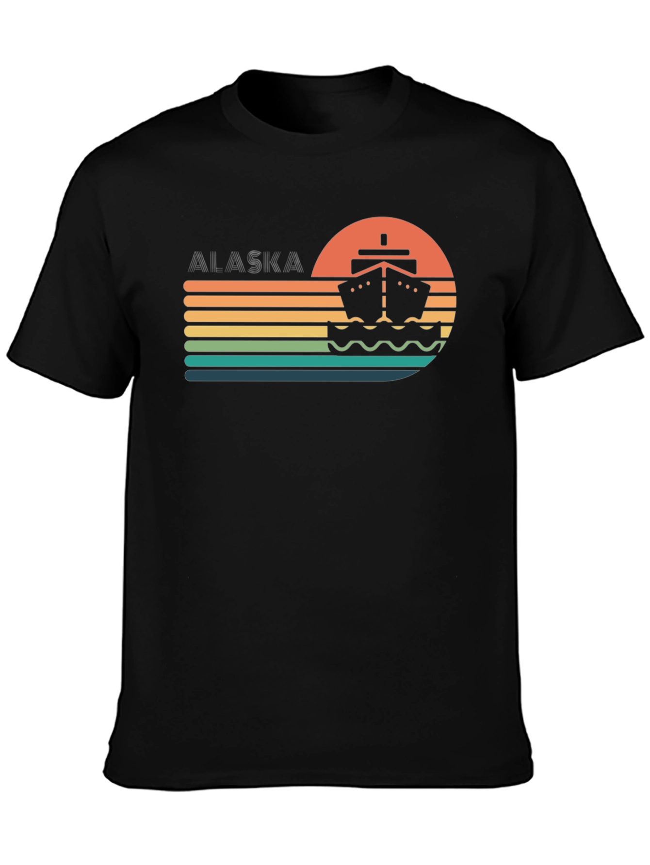 Alaska Cruise T-Shirt - Sunset Design