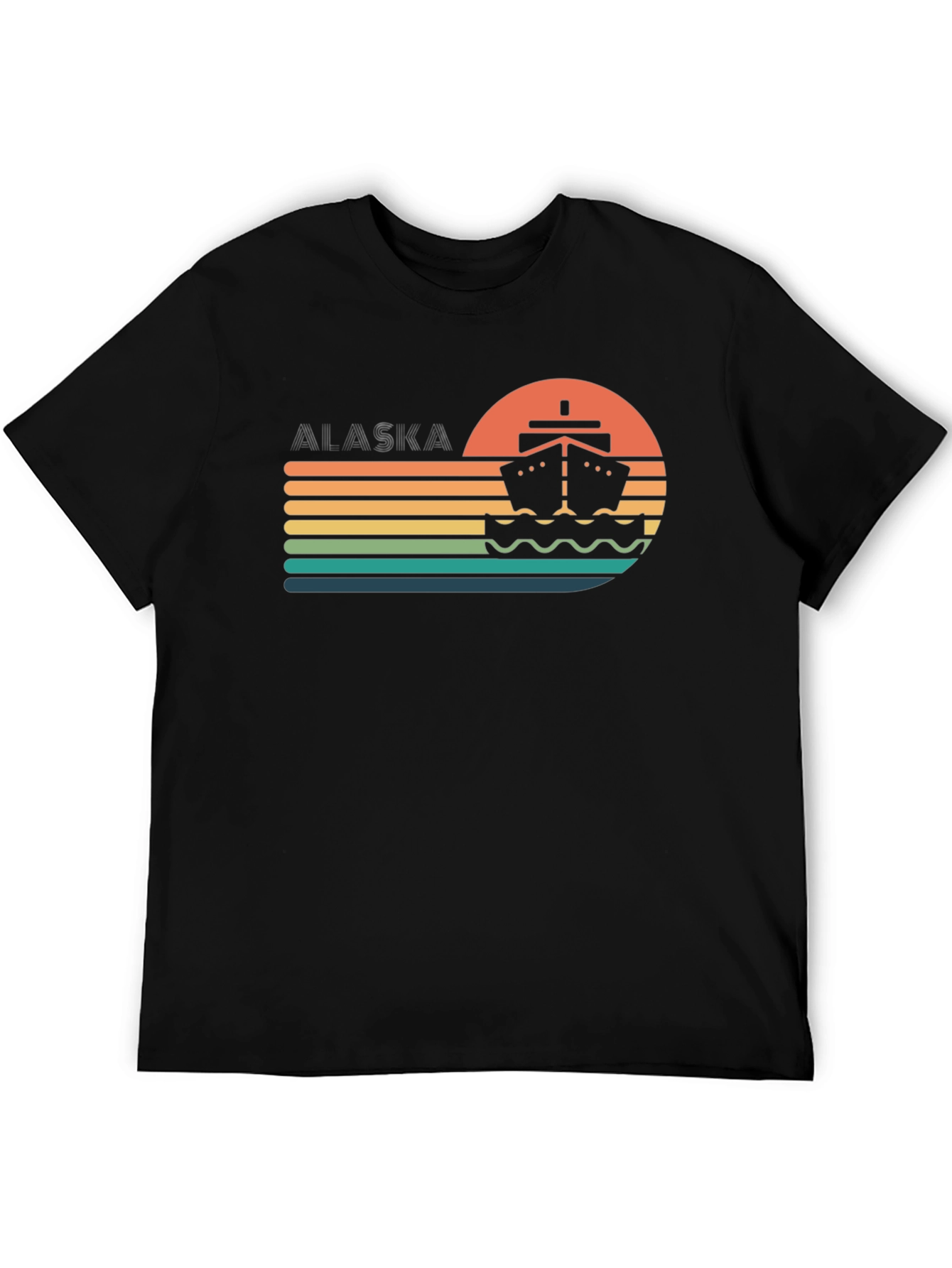 Alaska Cruise T-Shirt - Sunset Design