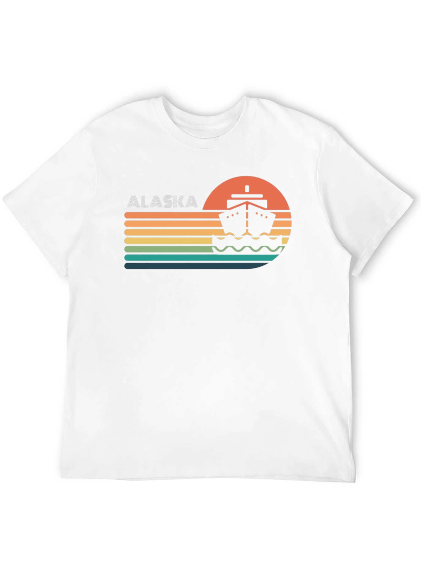 Alaska Cruise T-Shirt - Sunset Design