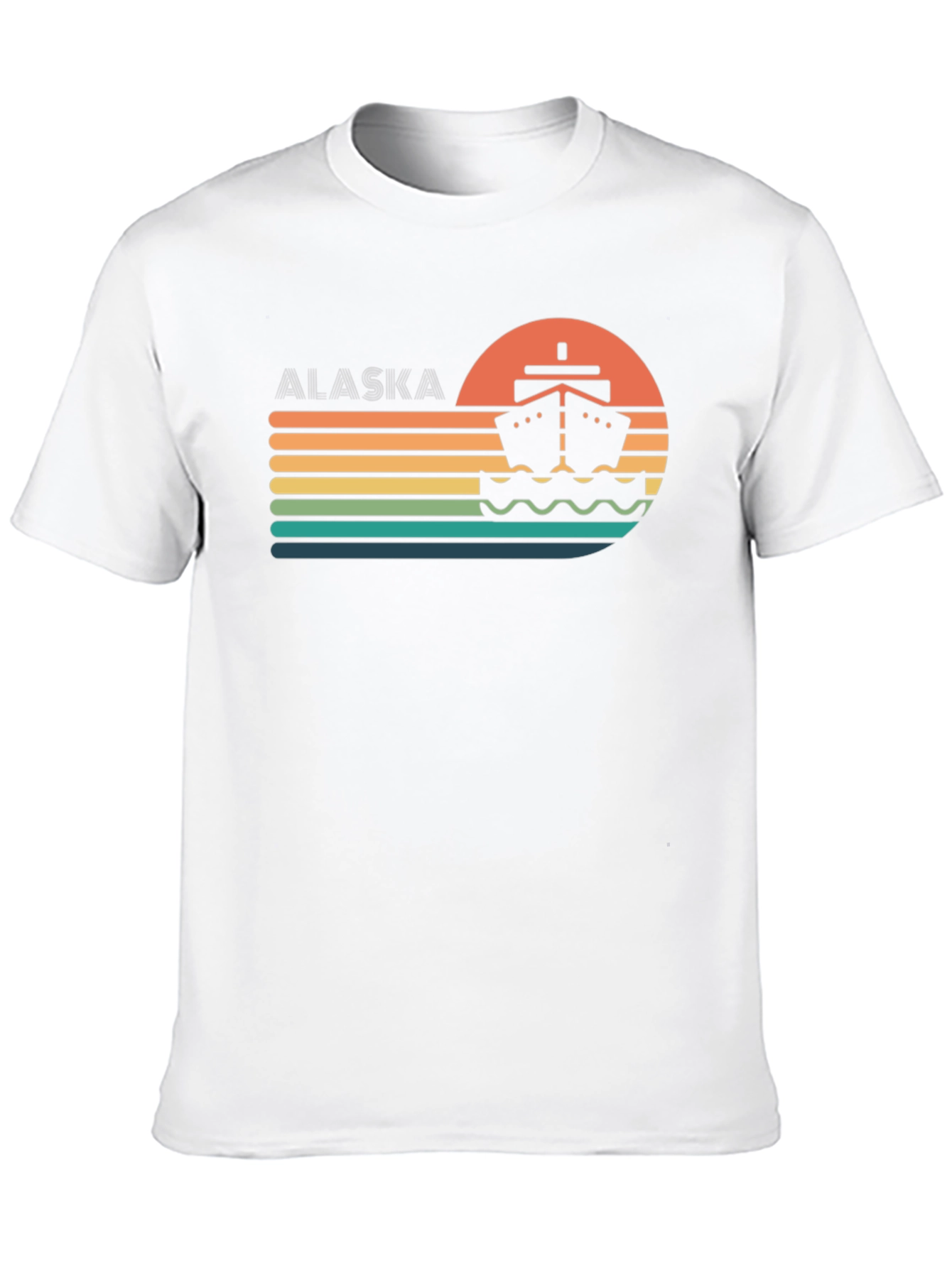 Alaska Cruise T-Shirt - Sunset Design
