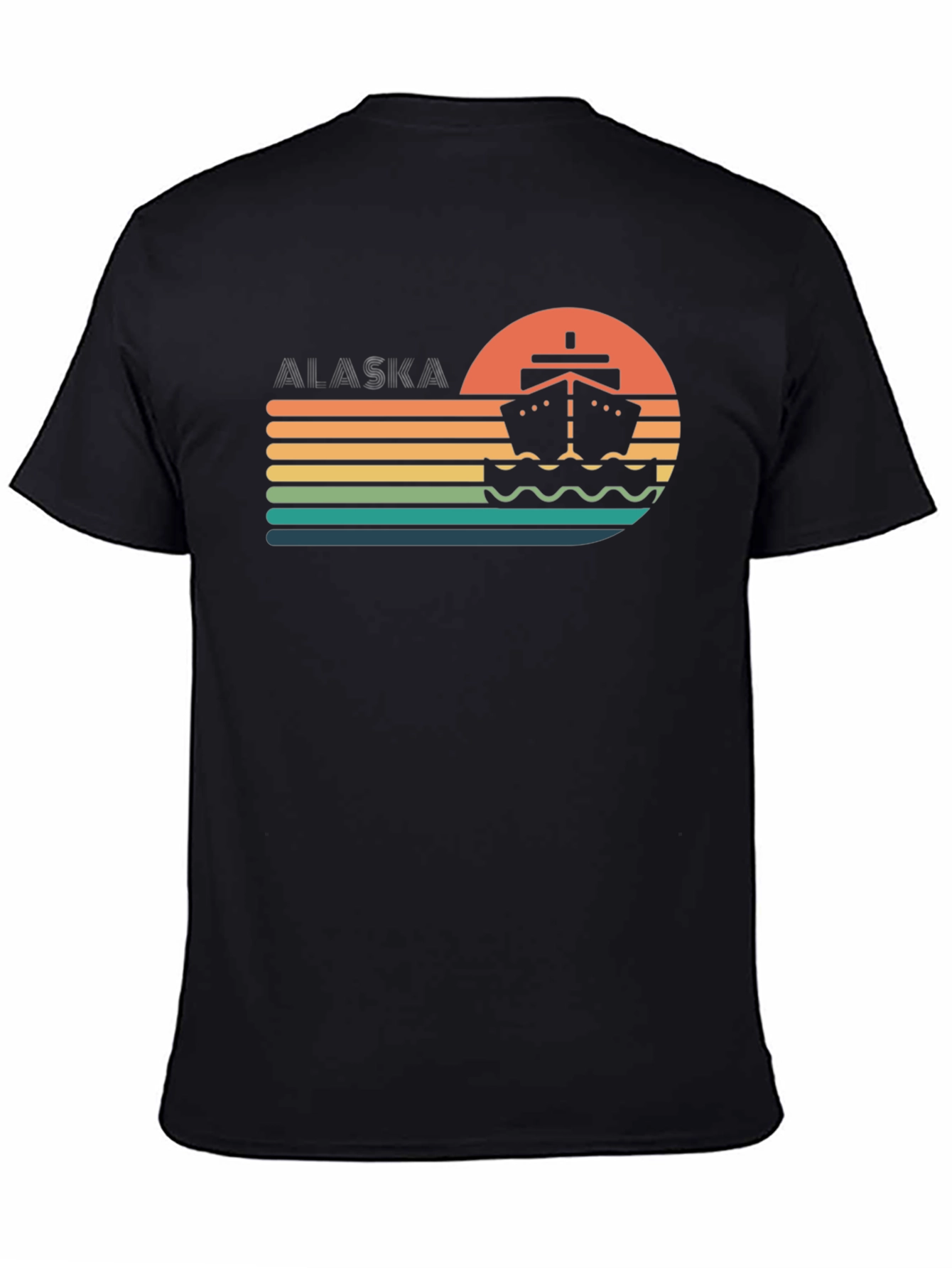 Alaska Cruise T-Shirt - Sunset Design