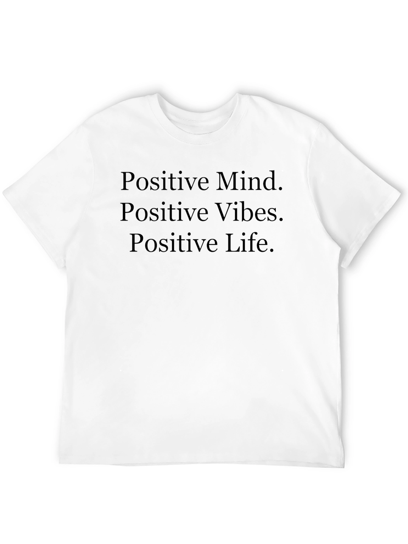 Positive Vibes Black T-Shirt