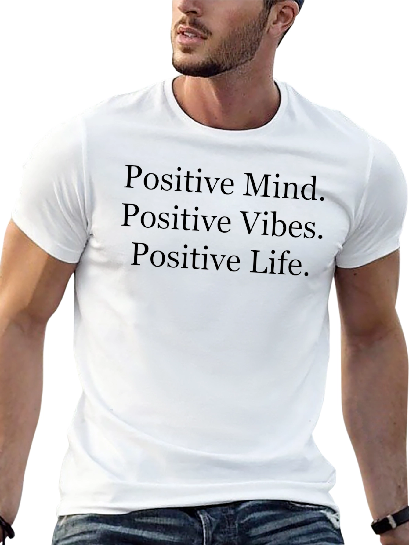 Positive Vibes Black T-Shirt