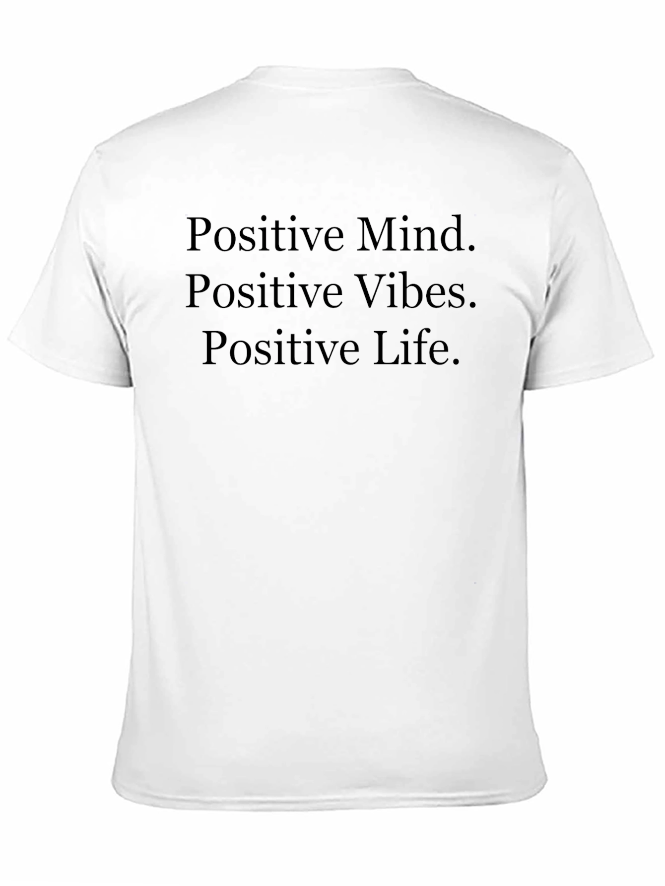 Positive Vibes Black T-Shirt