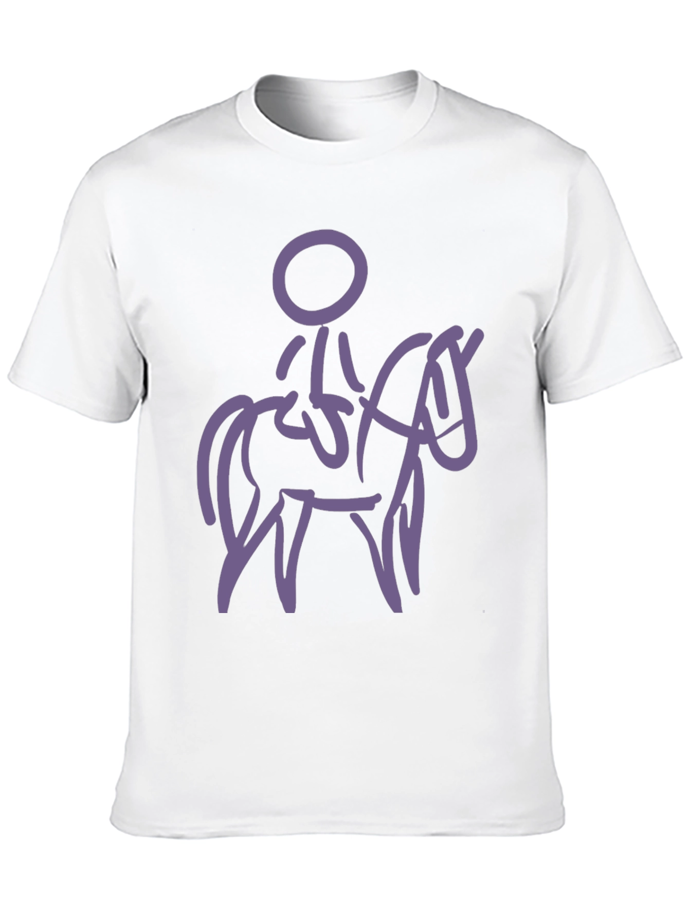 Equestrian Stick Figure Tee
